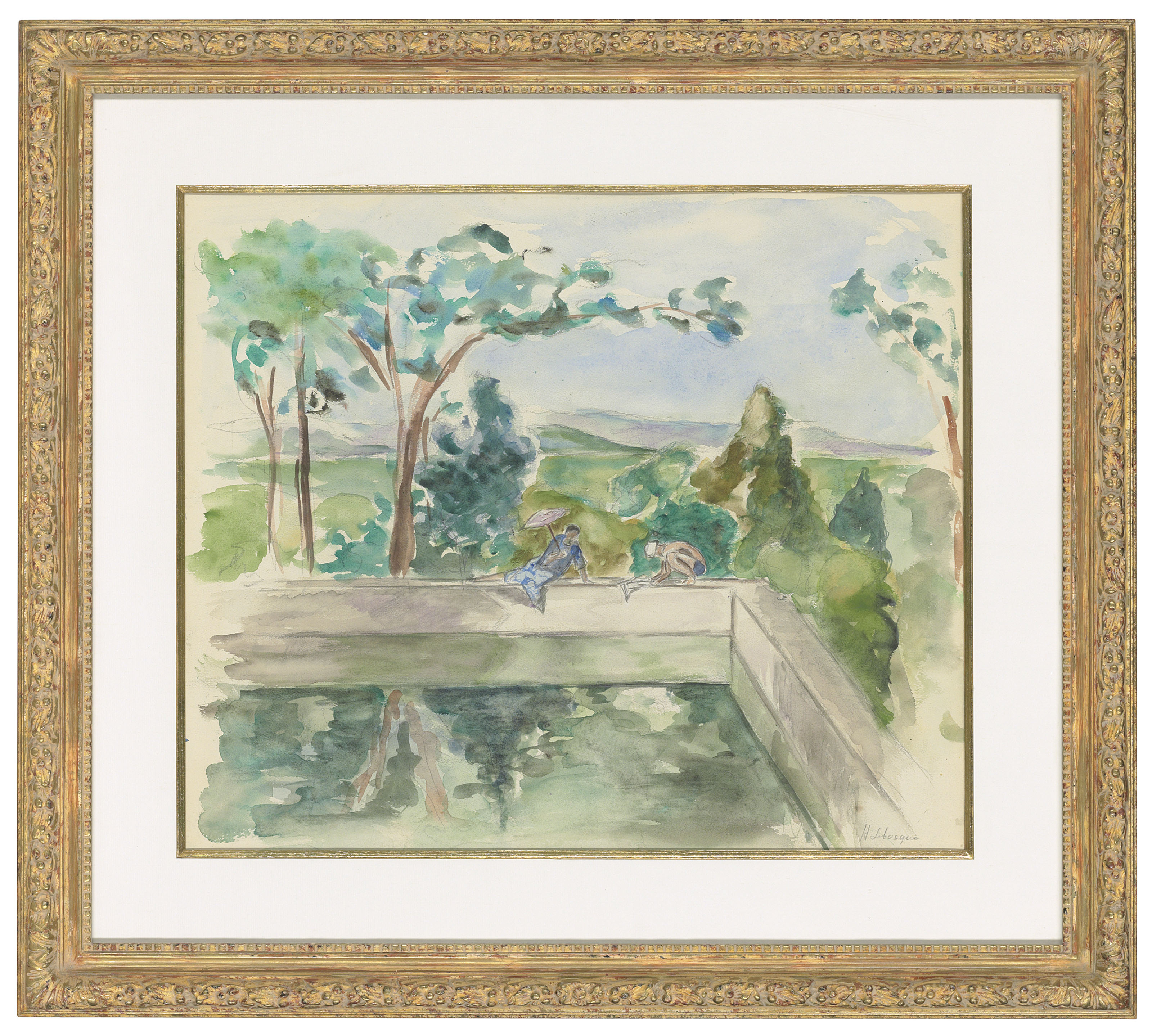 Henri Lebasque — У границы бассейна, изображение 2