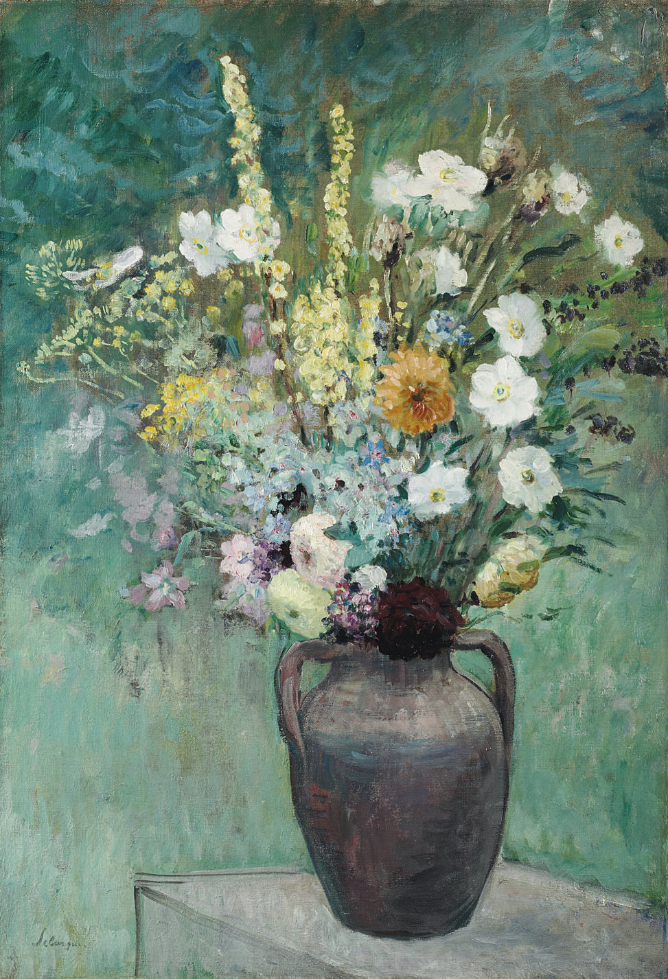 Henri Lebasque — Ваза с цветами