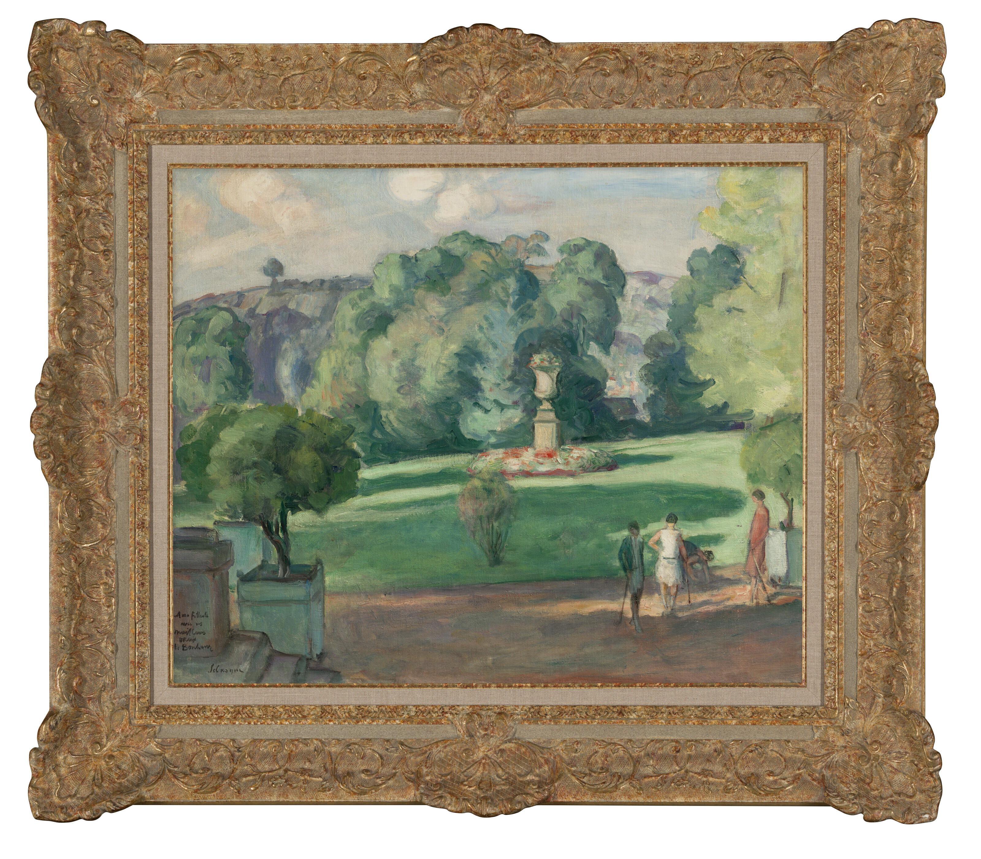 Henri Lebasque — Участники соревнований по крикету в парке, изображение 2