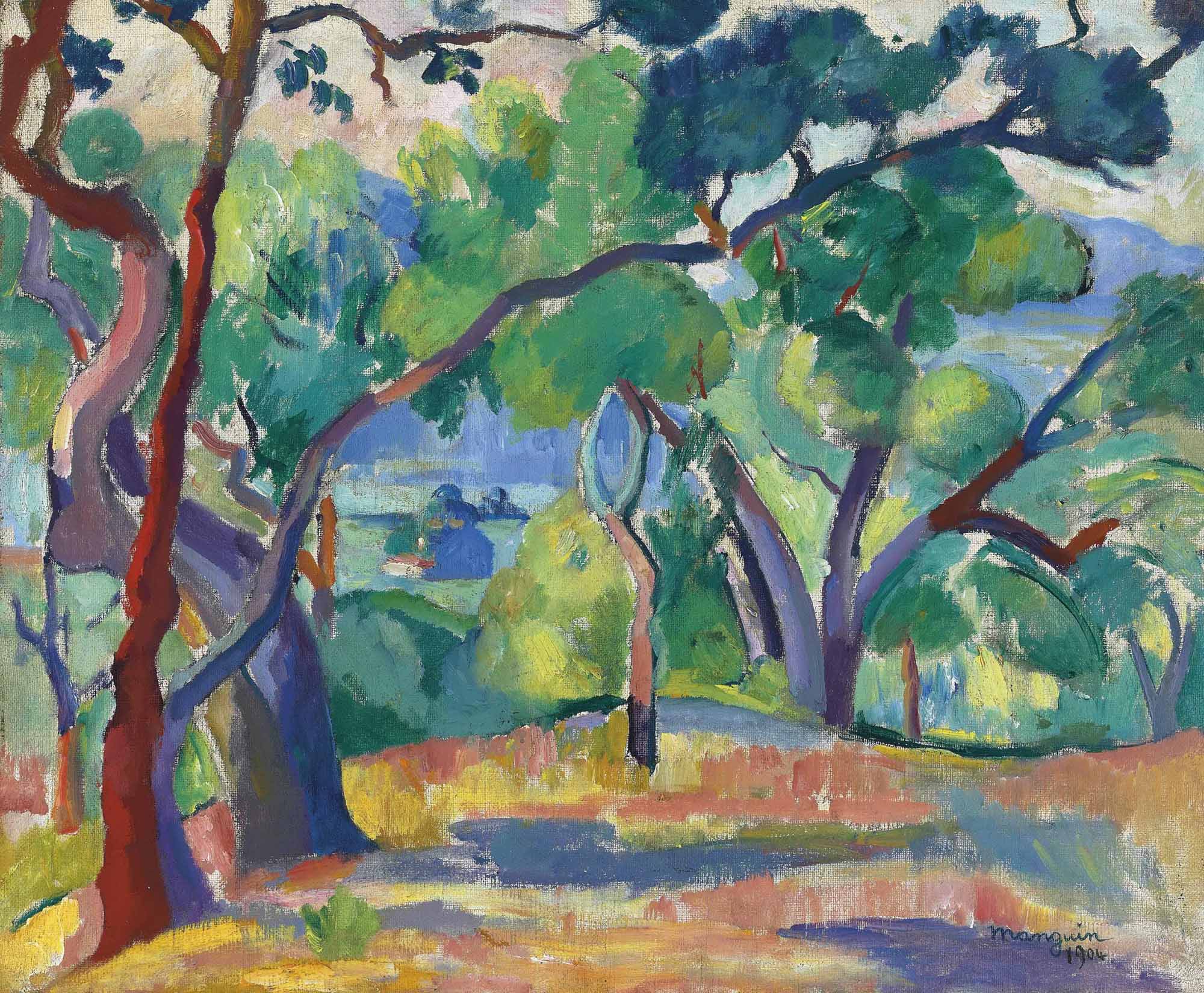 Henri Manguin — Аэропорт Сен-Тропе