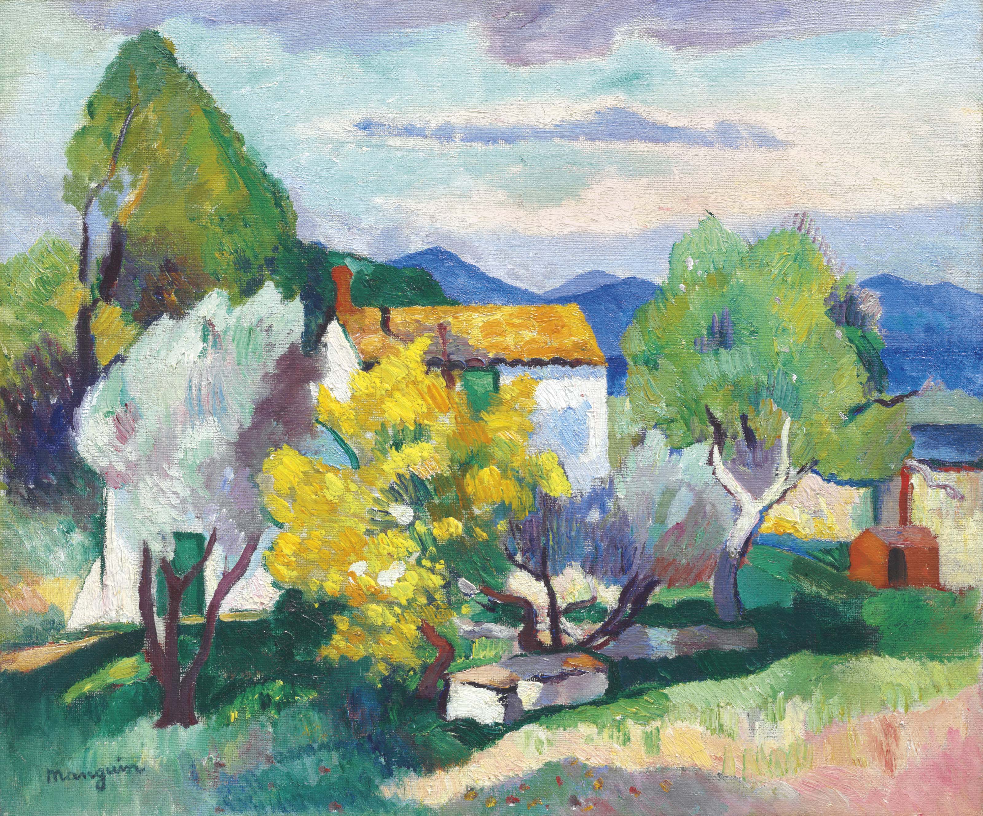 Henri Manguin — Мимозы во флере