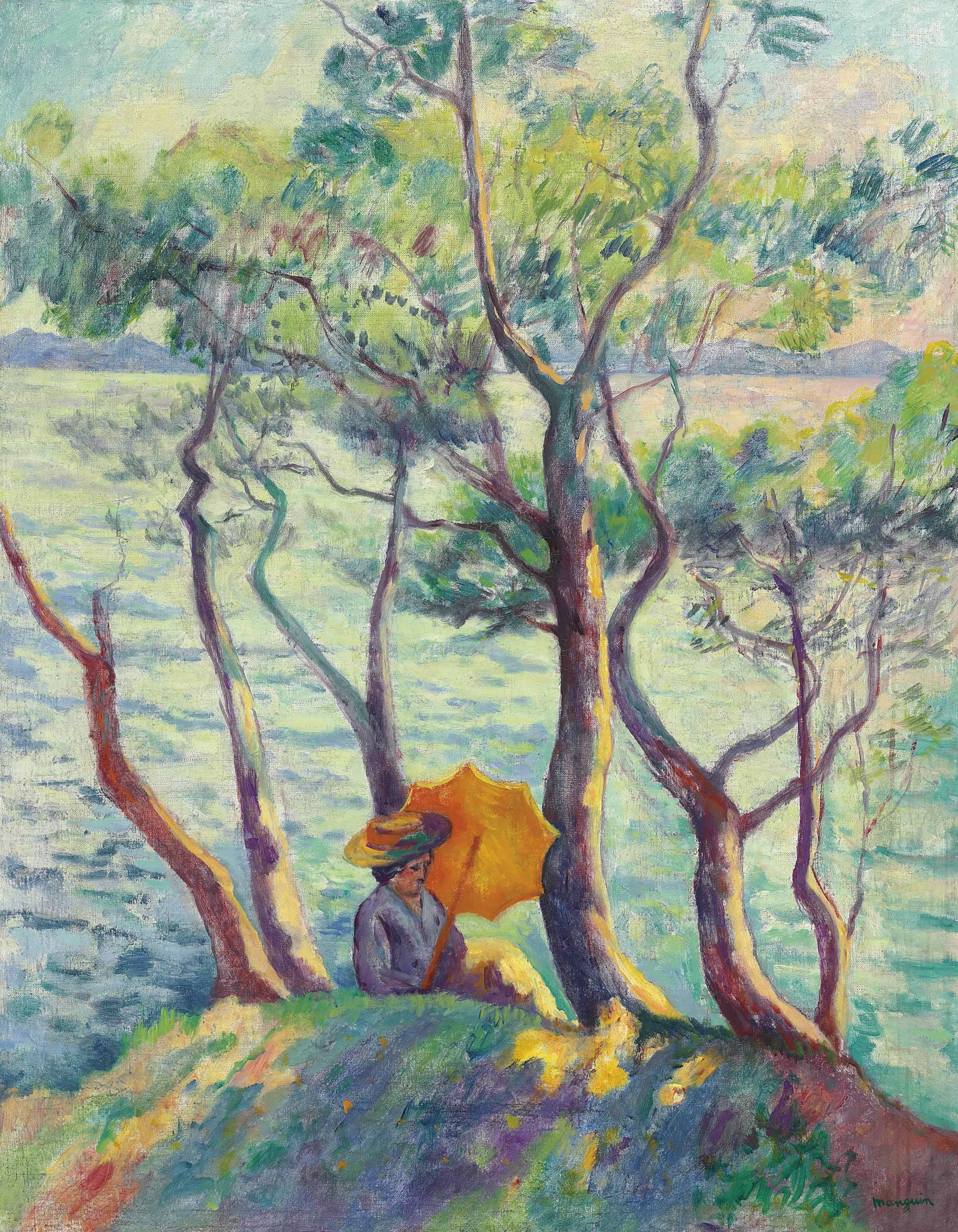 Henri Manguin — Жанна а л'Омбрель, кавалер
