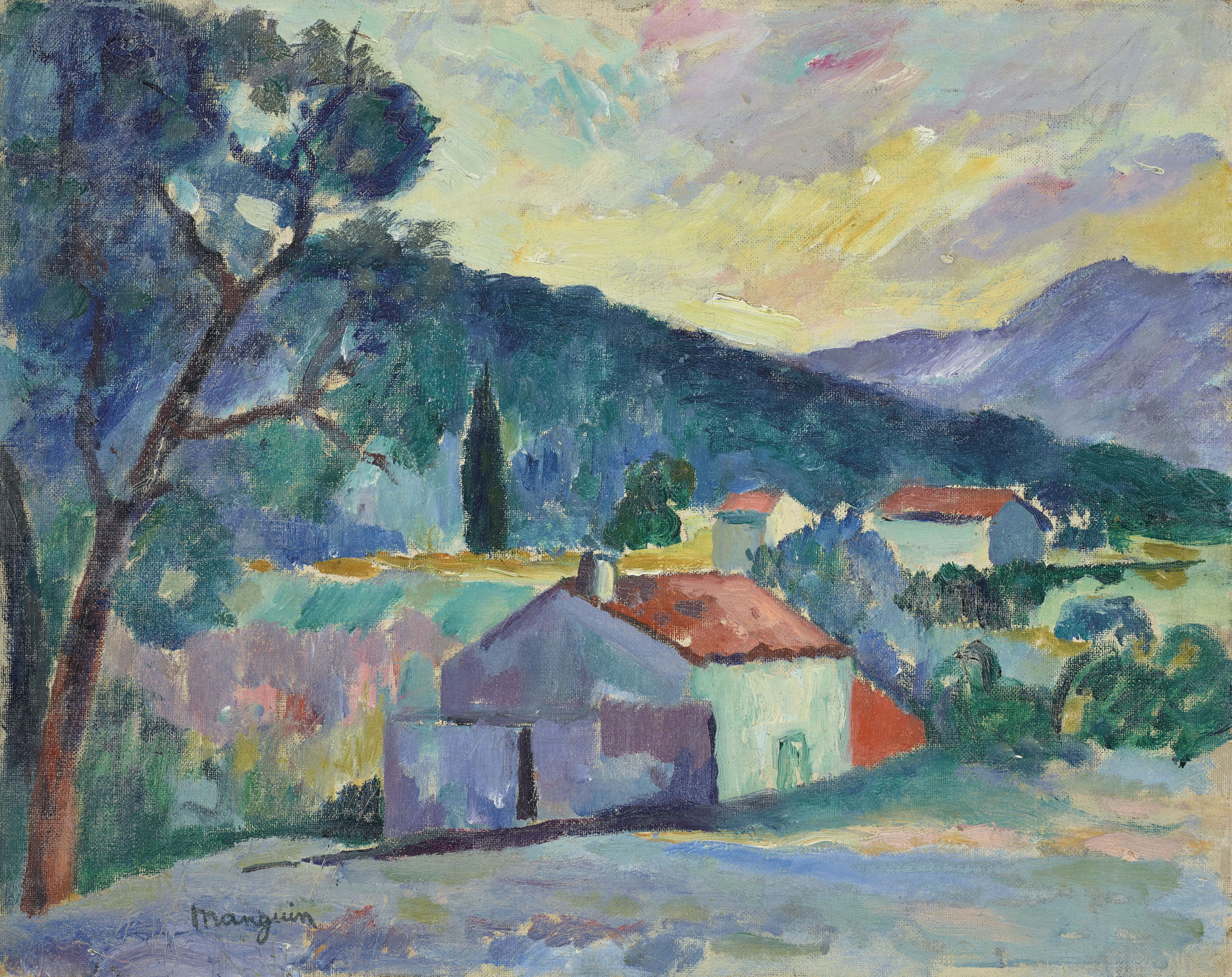 Henri Manguin — Отель Le Mas à Saint-Tropez