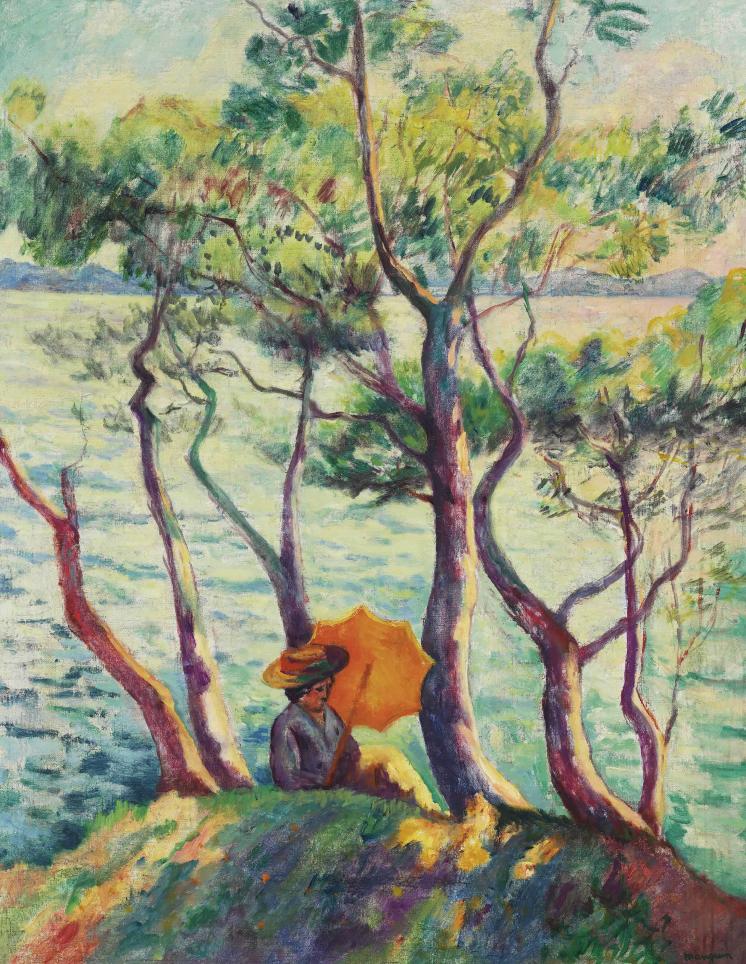 Henri Manguin — Жанна а л'Омбрель, кавалер