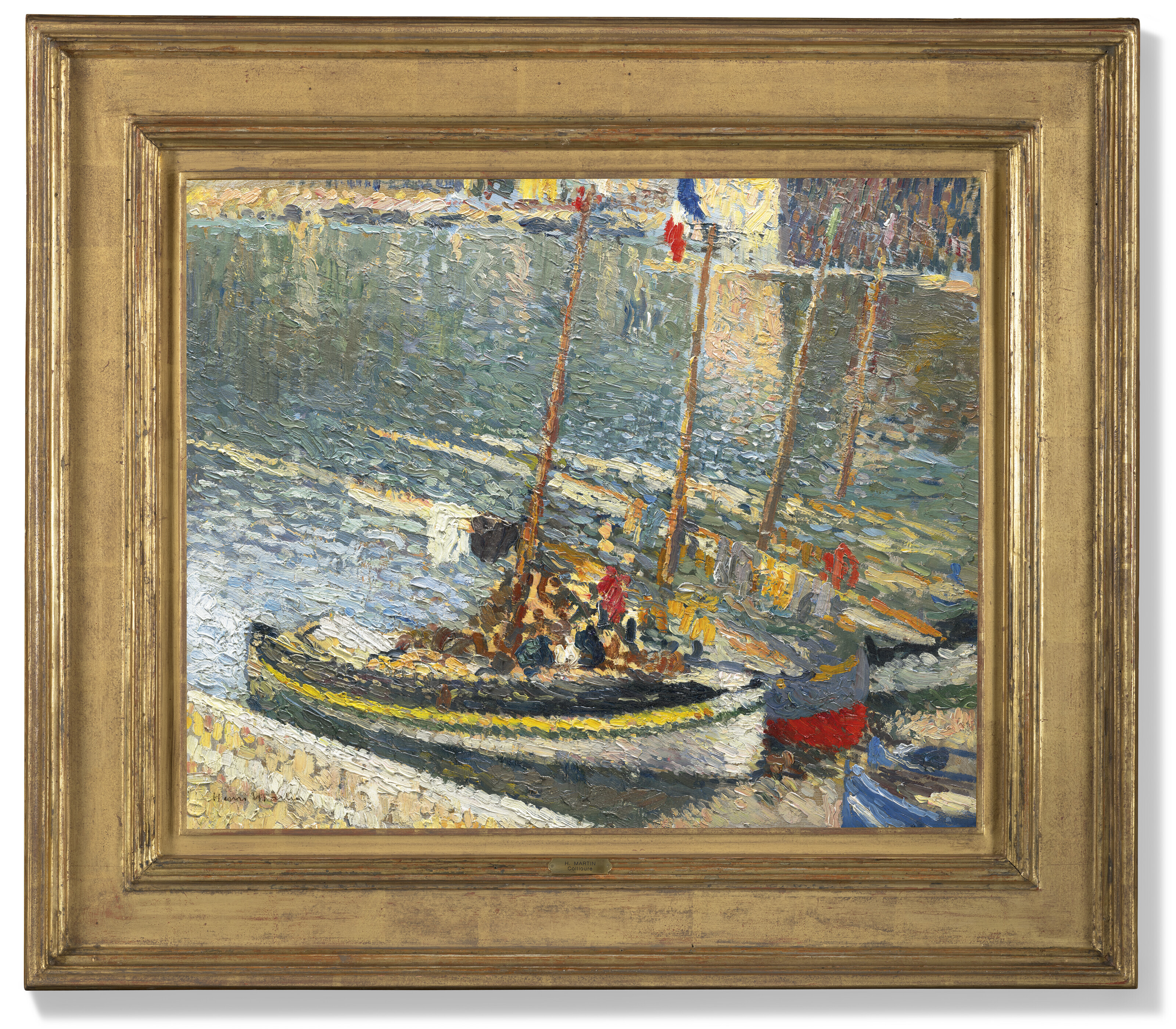Henri Martin — Барки с Коллиуром (14 июля), изображение 2