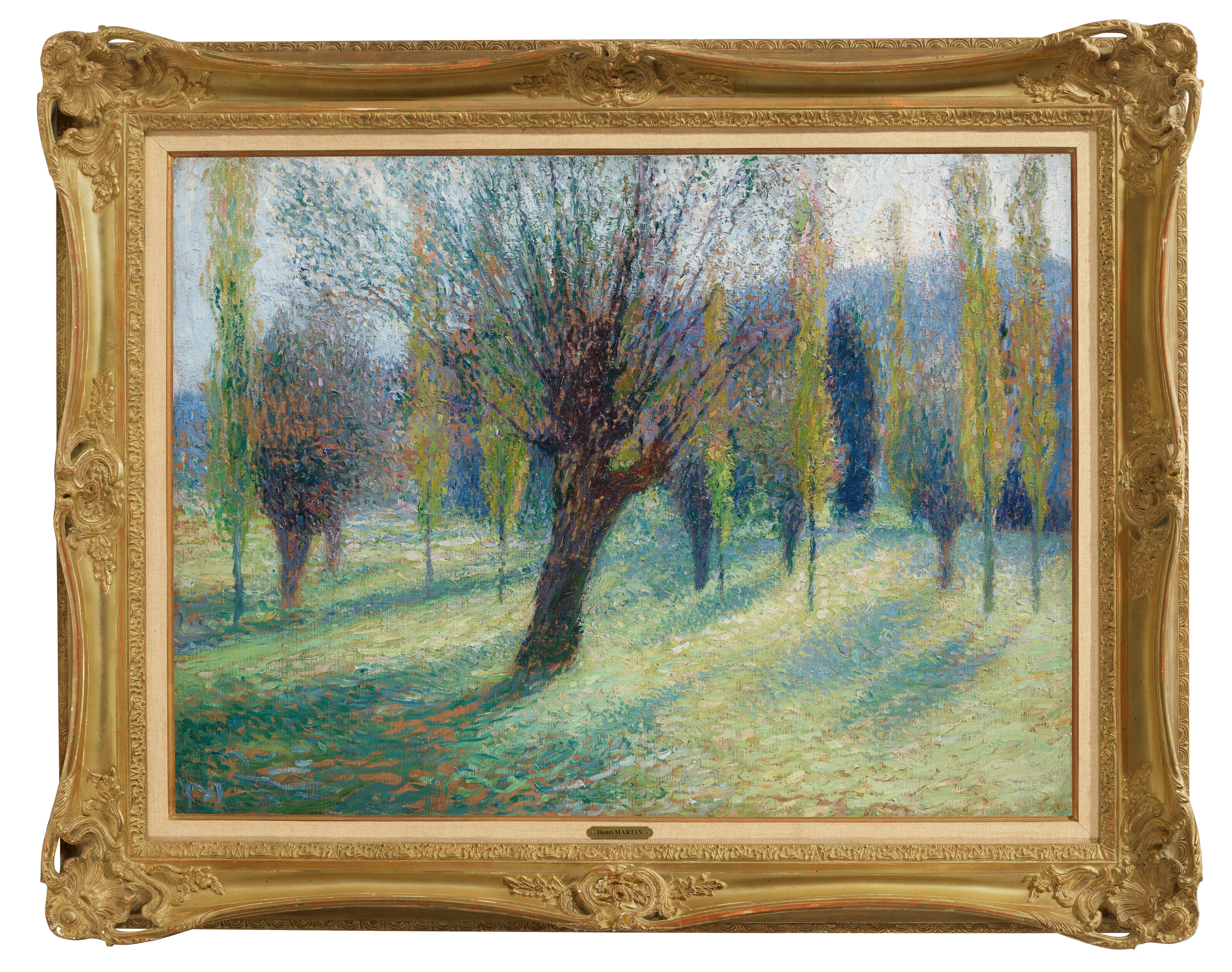 Henri Martin — Деревья в долине реки Верт, изображение 2