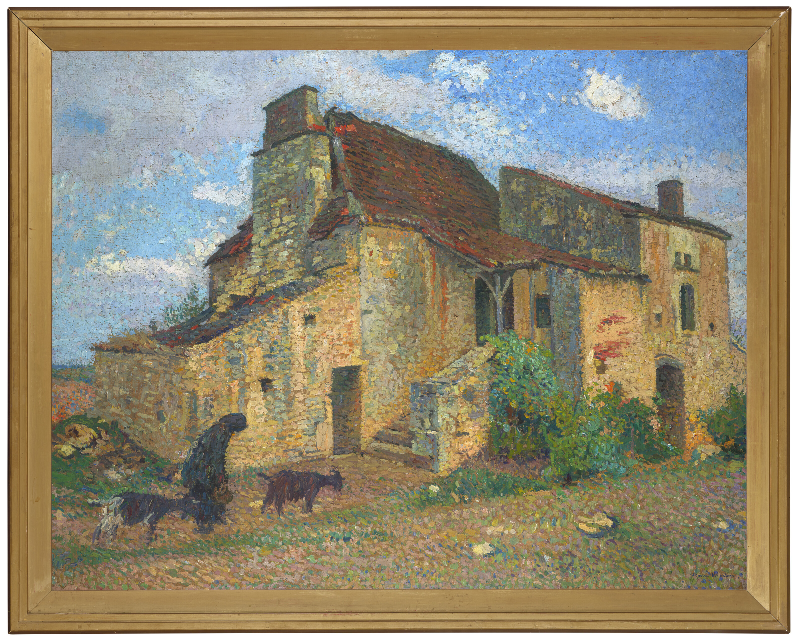 Henri Martin — Старый дом в ле-Керси, изображение 4