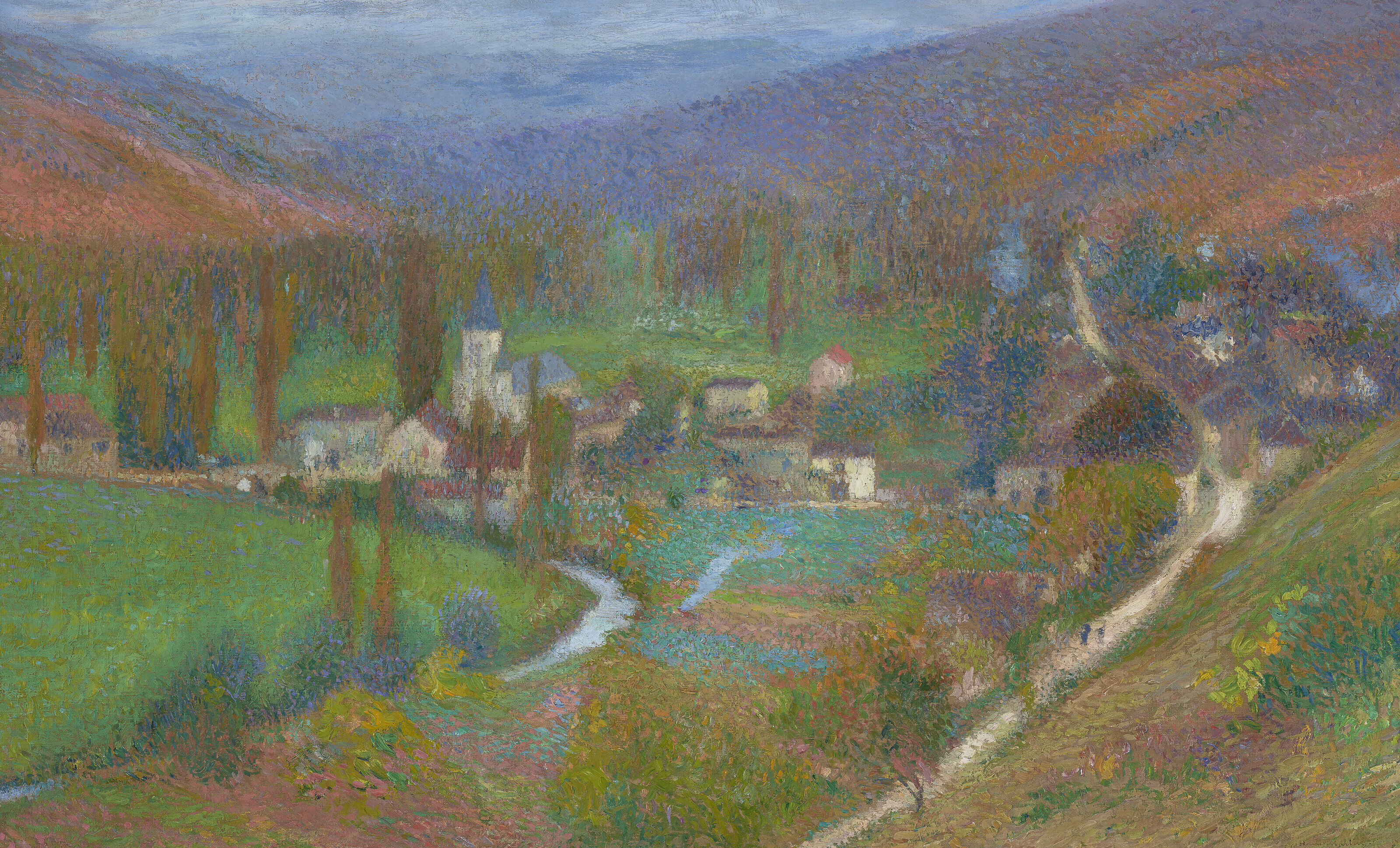 Henri Martin — В генеральном парке Лабастид на вершине верхнего парка Маркайроль