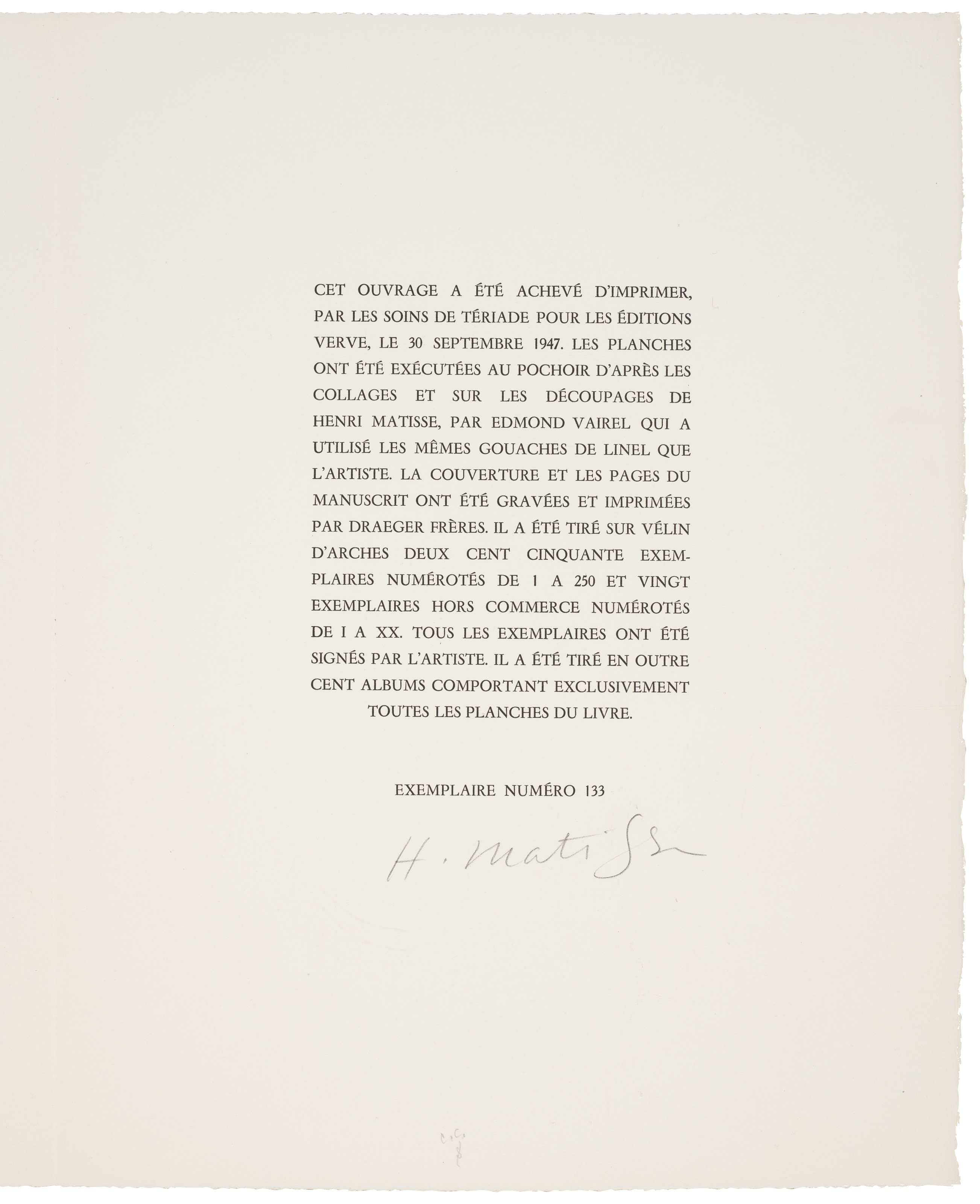 Henri Matisse — Джаз , Териада, Париж, 1947, изображение 23