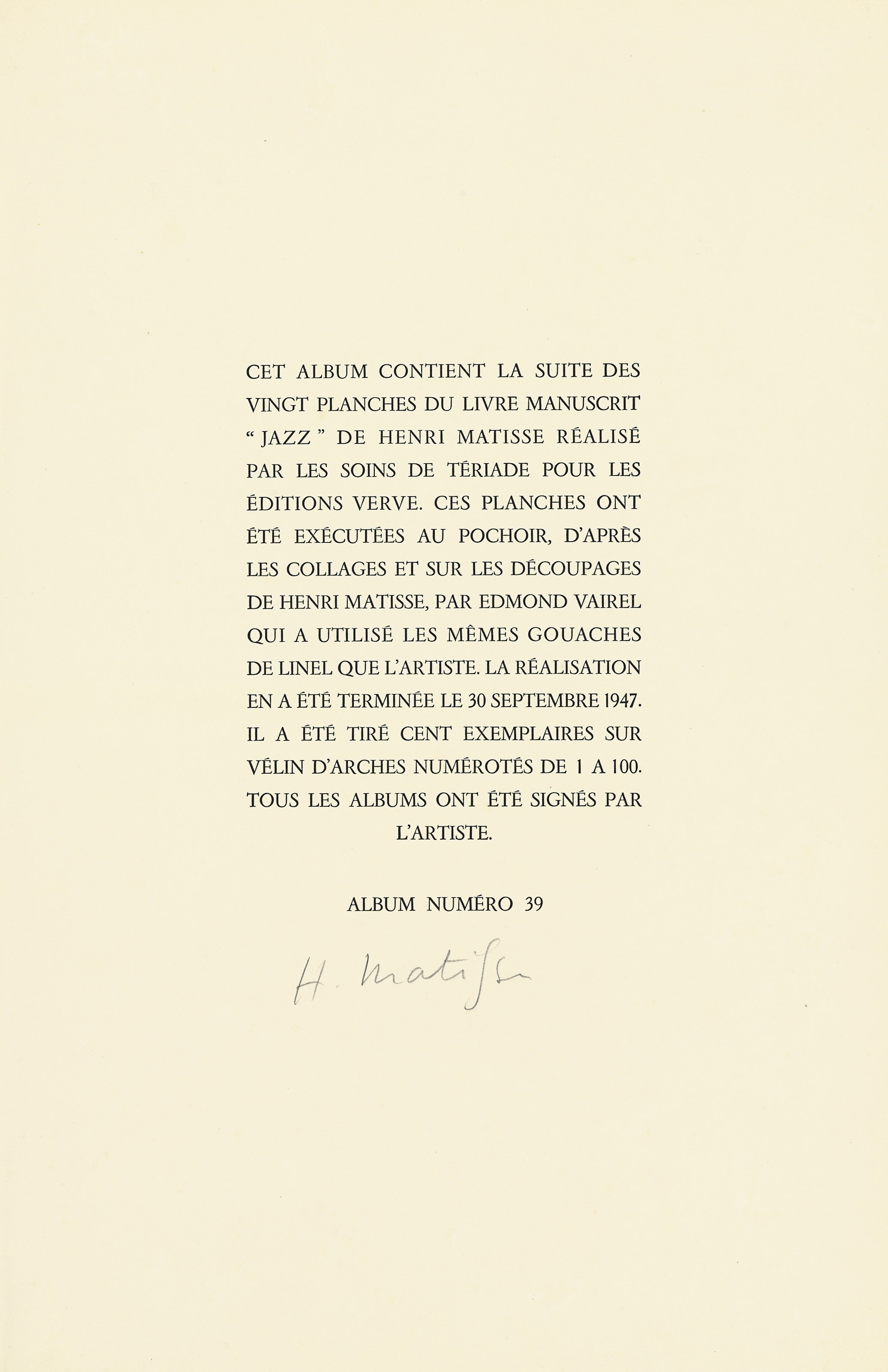 Henri Matisse — Джаз (D.-M. books, 22), изображение 5