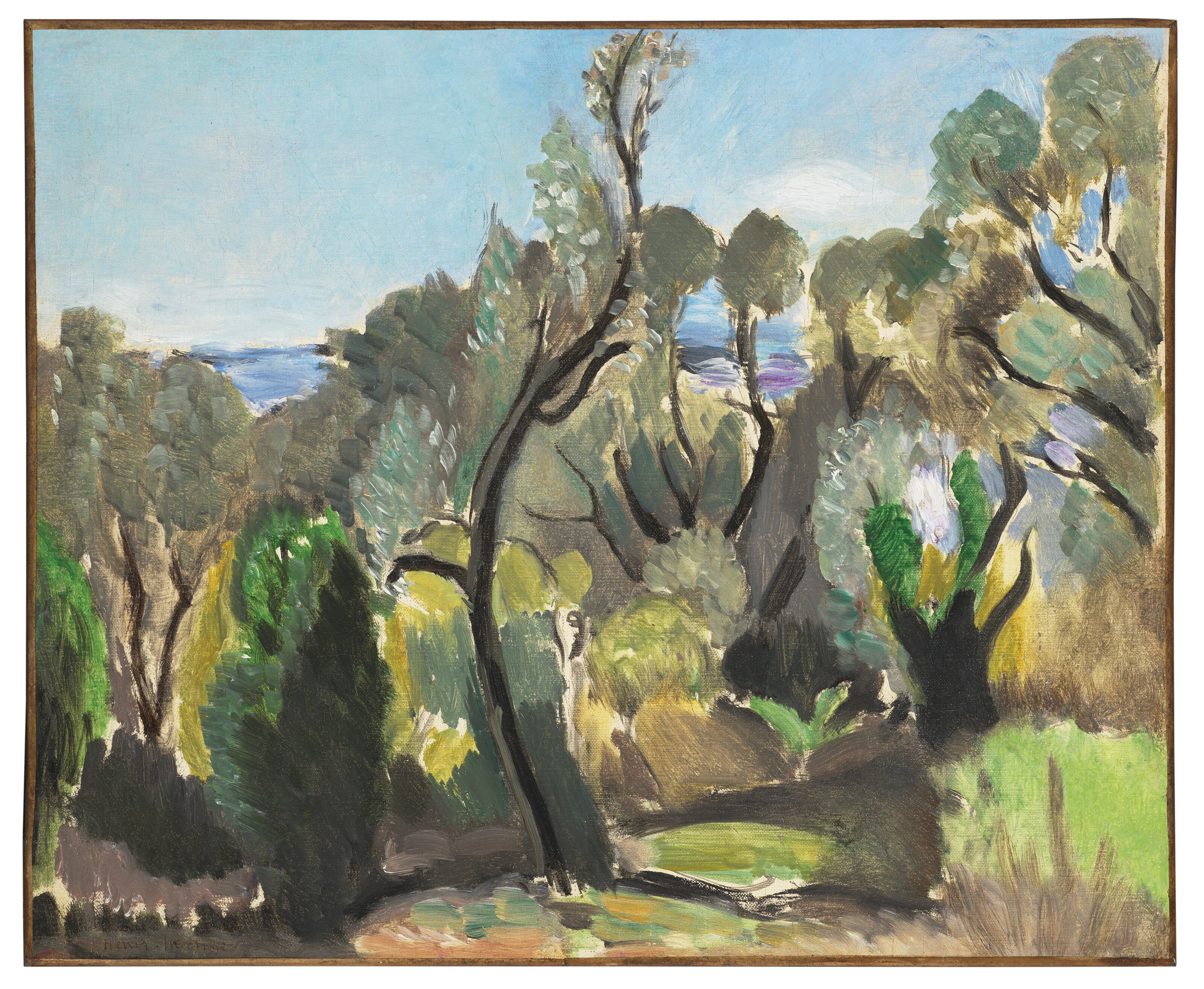 Henri Matisse — Оплата за проезд по окрестностям Ниццы, Ле-Оливье, Монета Мон-Борона, изображение 2