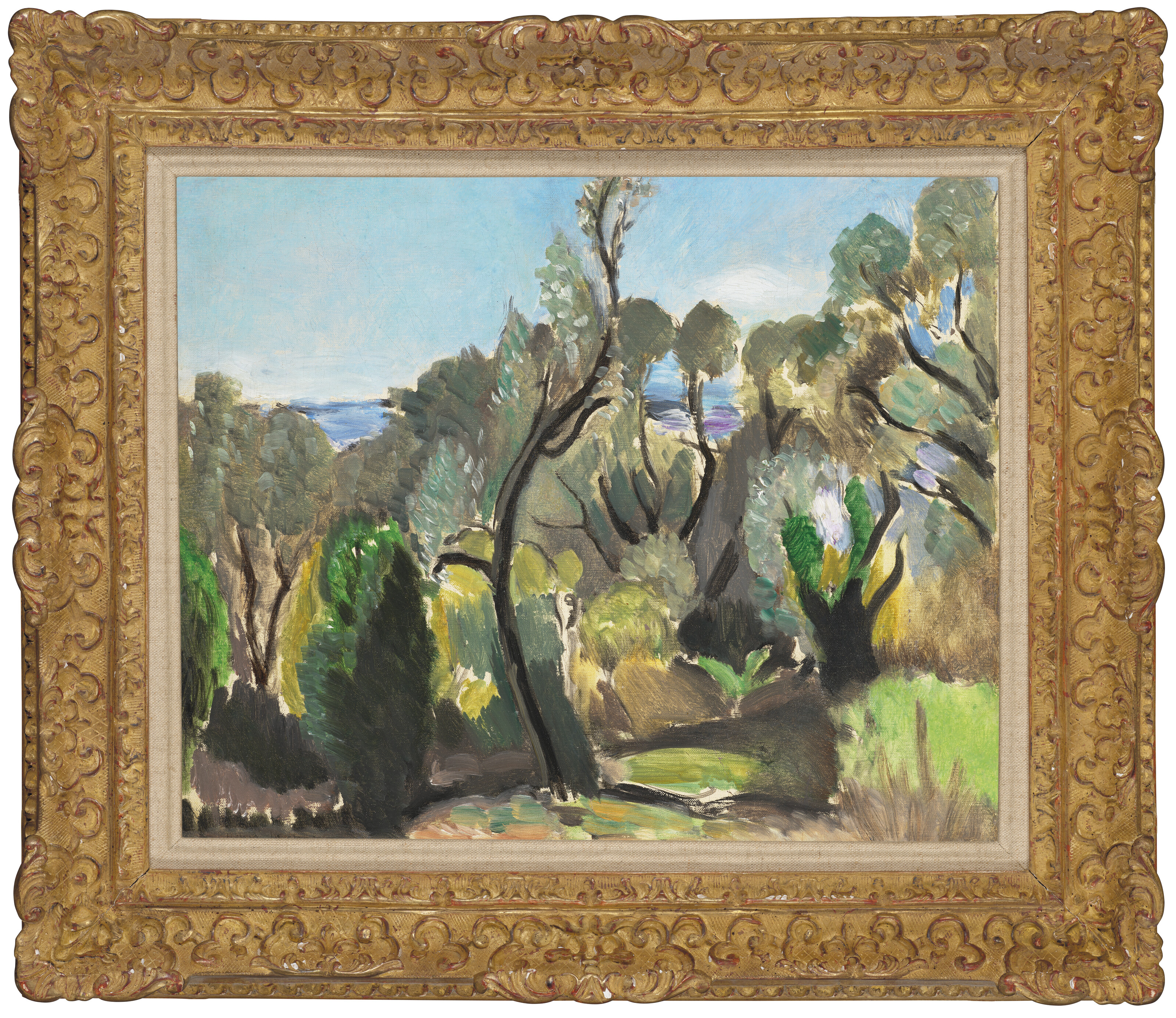Henri Matisse — Оплата за проезд по окрестностям Ниццы, Ле-Оливье, Монета Мон-Борона, изображение 4