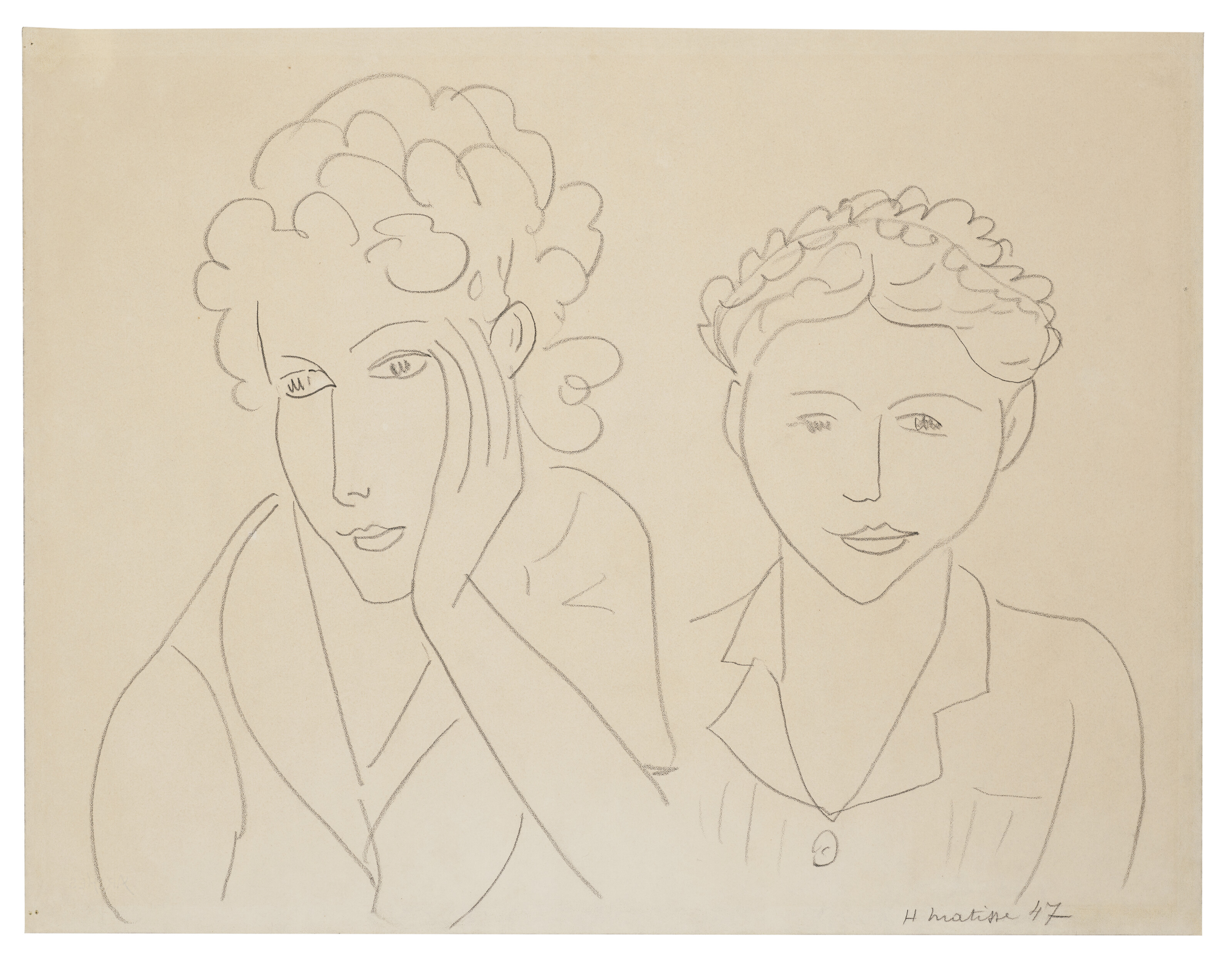 Henri Matisse — Две женщины, изображение 2