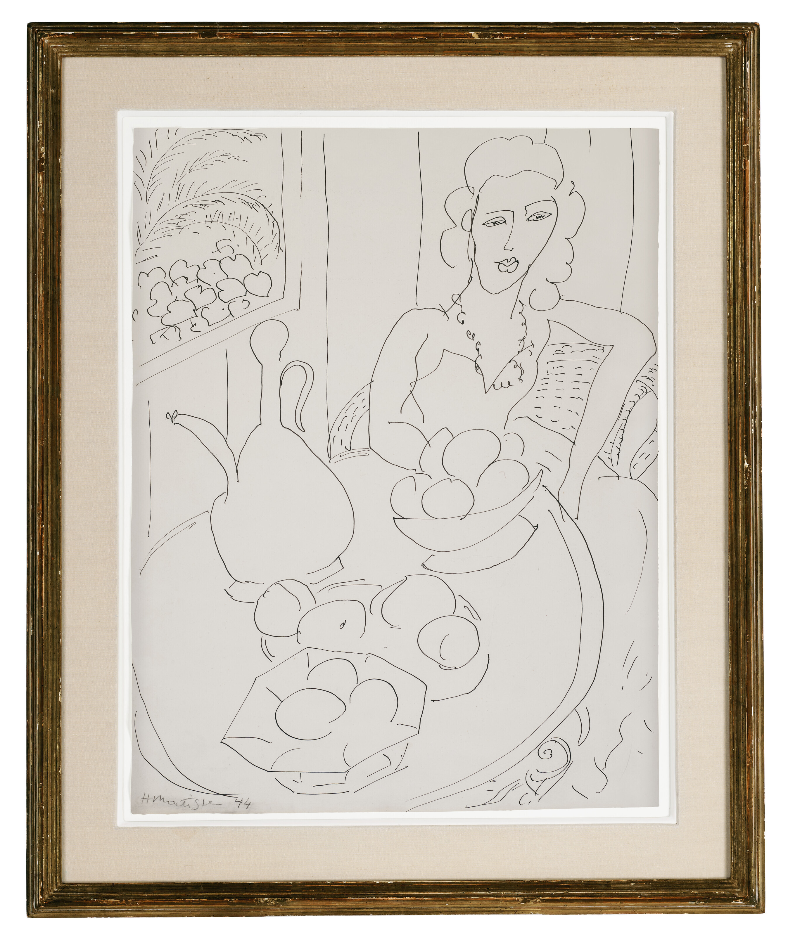 Henri Matisse — Молодая женщина в образе мертвой природы, изображение 2