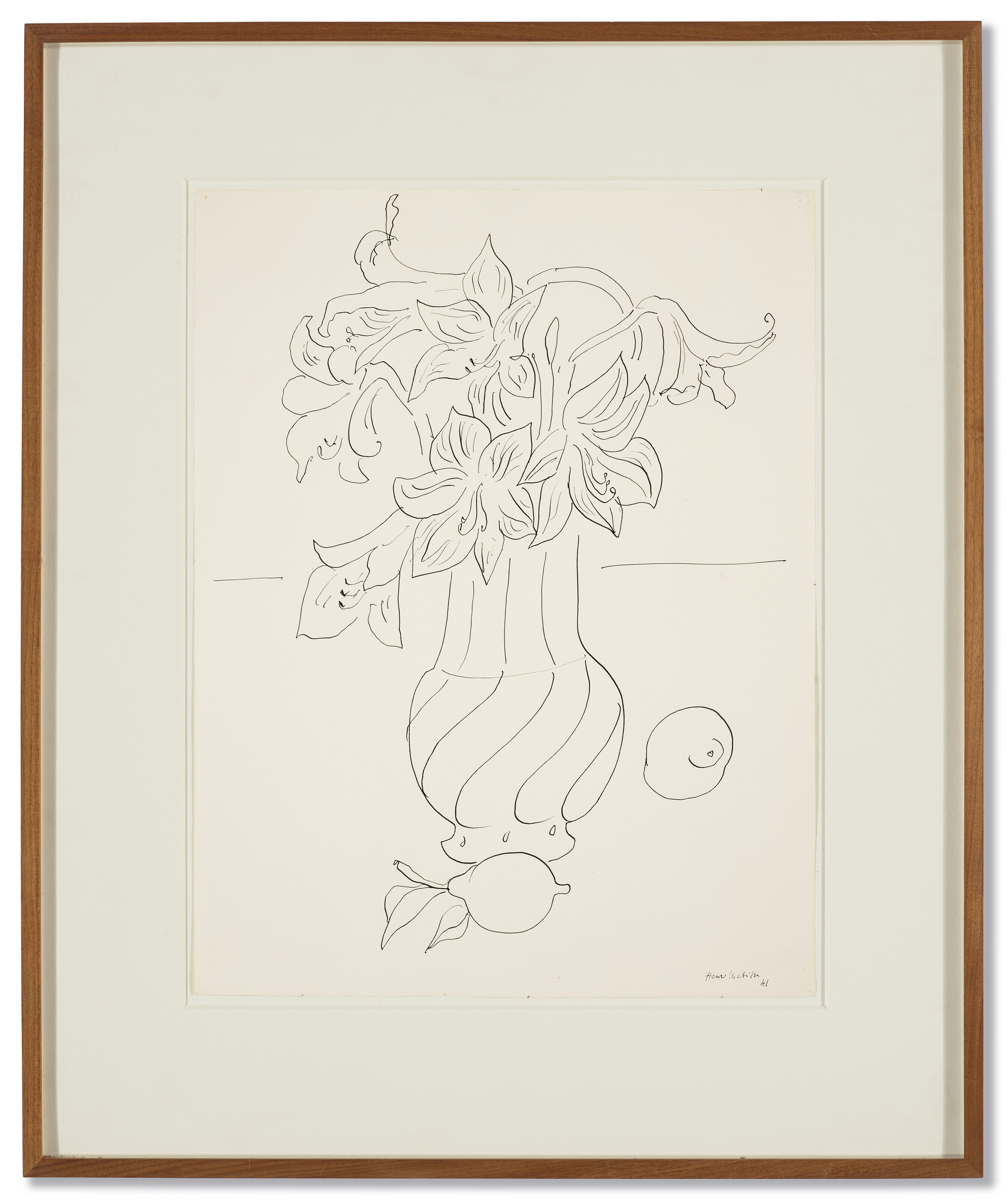 Henri Matisse — Ваза с цветами и цитрусами на антаблементе, изображение 2