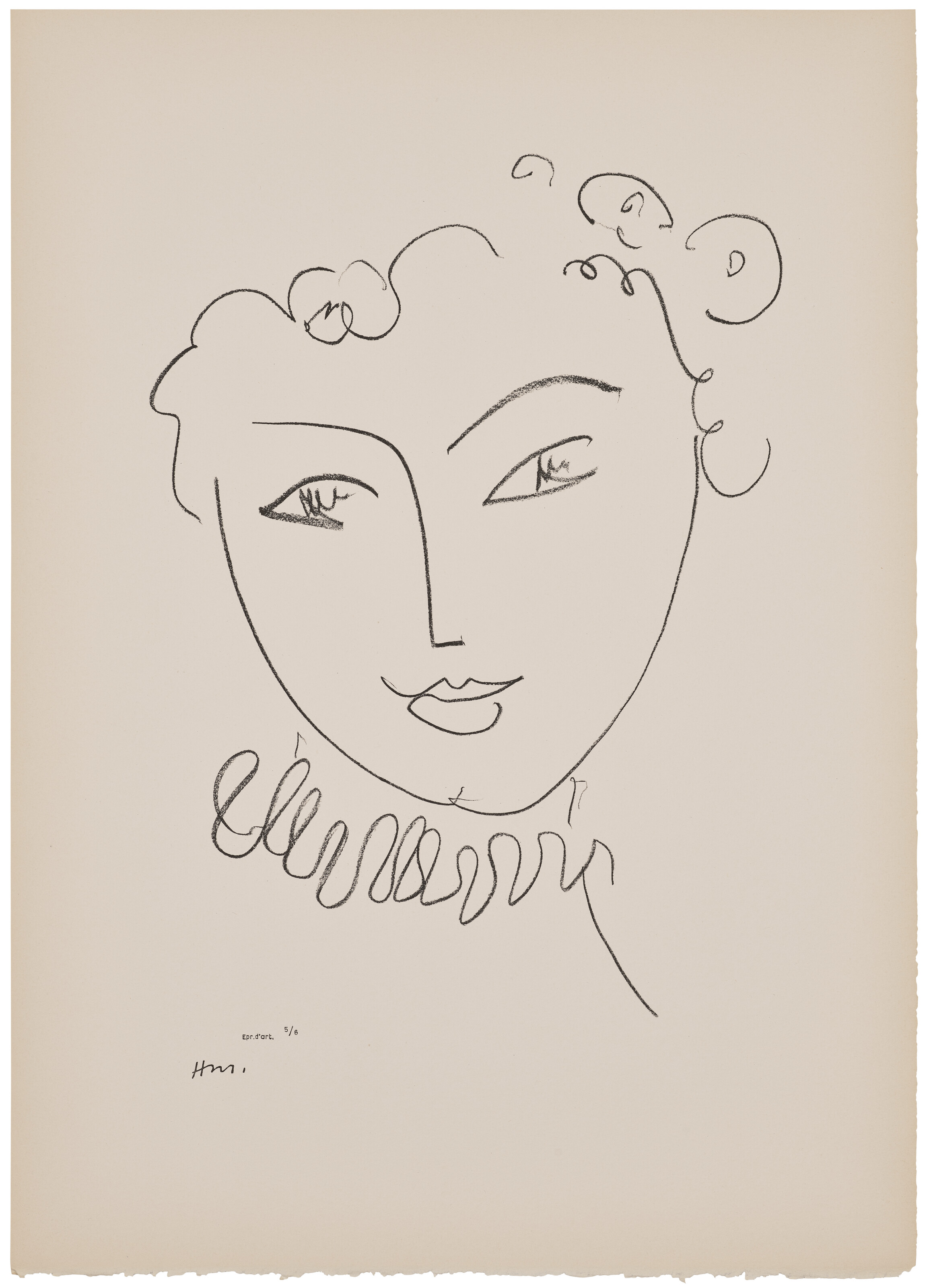 Henri Matisse — Ла Помпадур: один принт