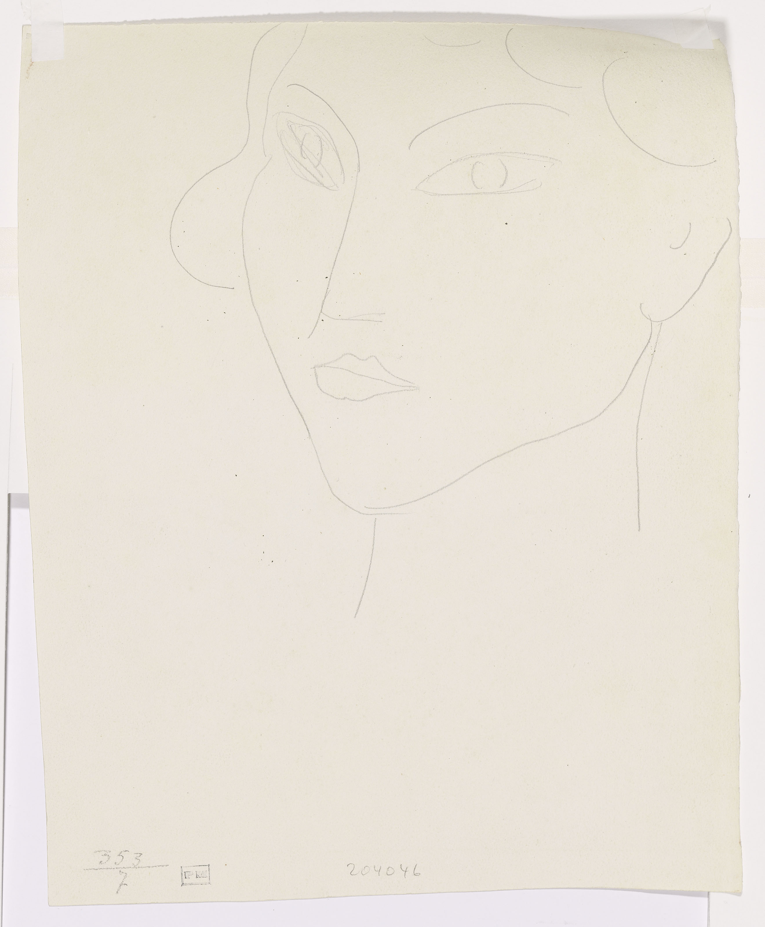Henri Matisse — Тет-а-тет (прямая; оборотная сторона), изображение 2