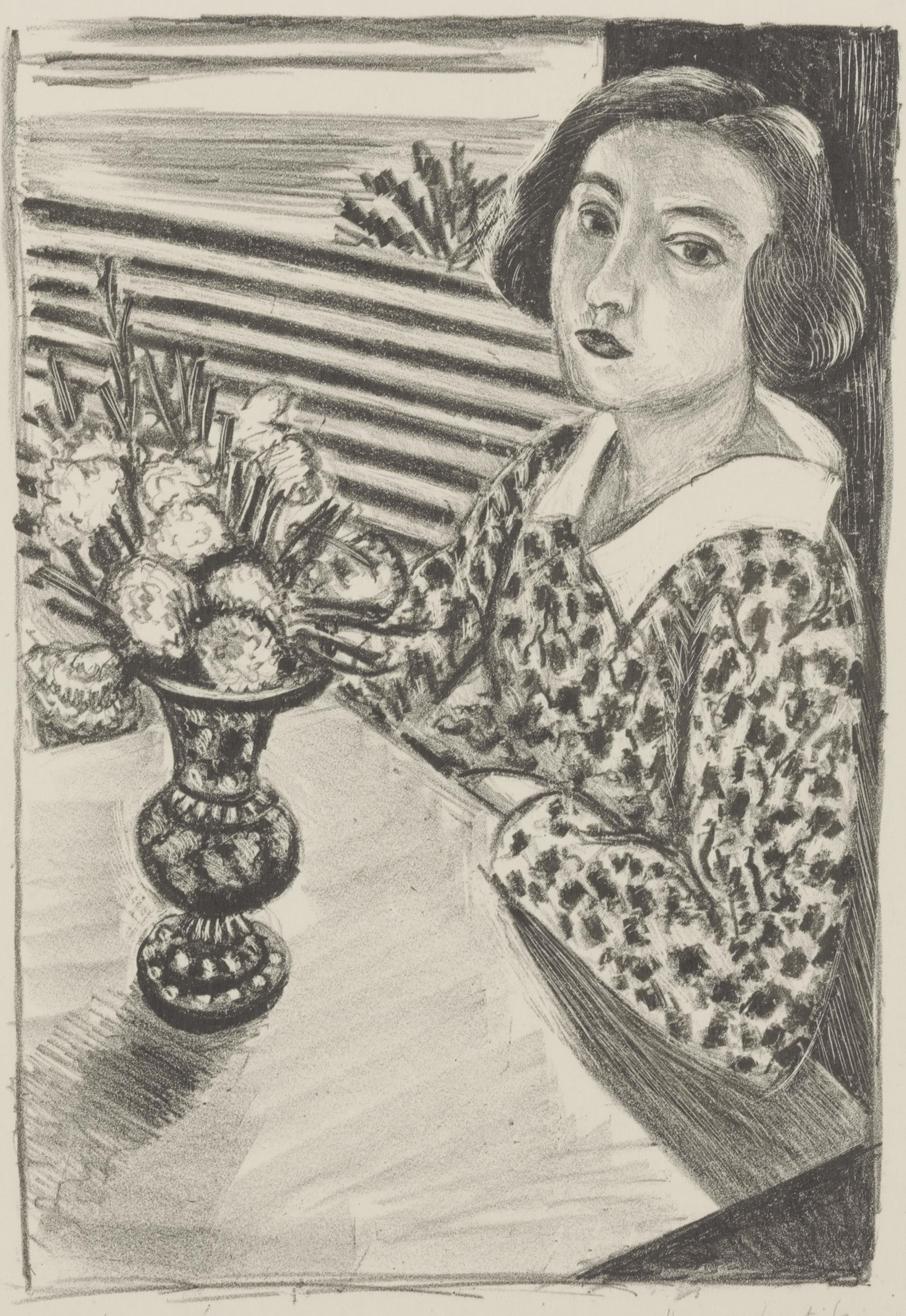 Henri Matisse — Молодая девушка - помощник в букете цветов
