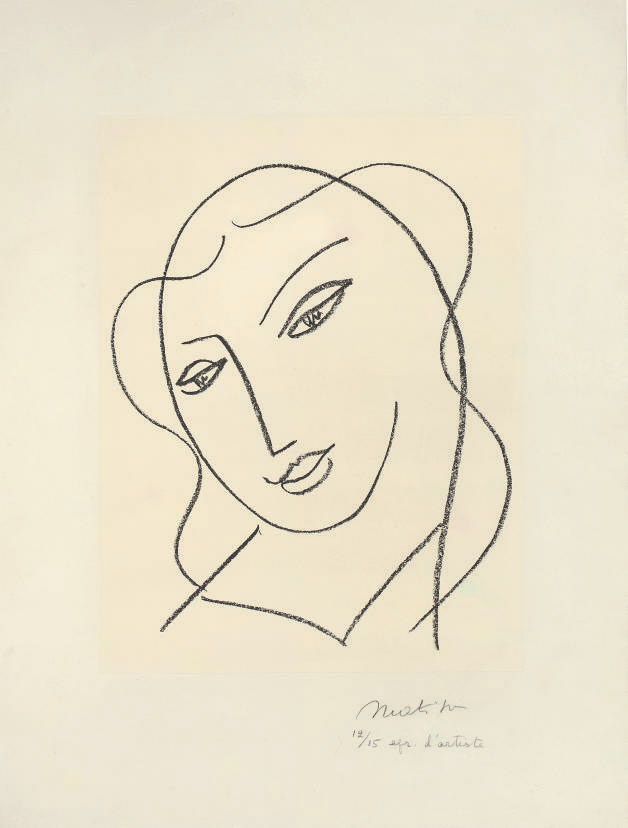 Henri Matisse — Этюд для взрослых "Наедине с вуалью" (D.-M. 639)