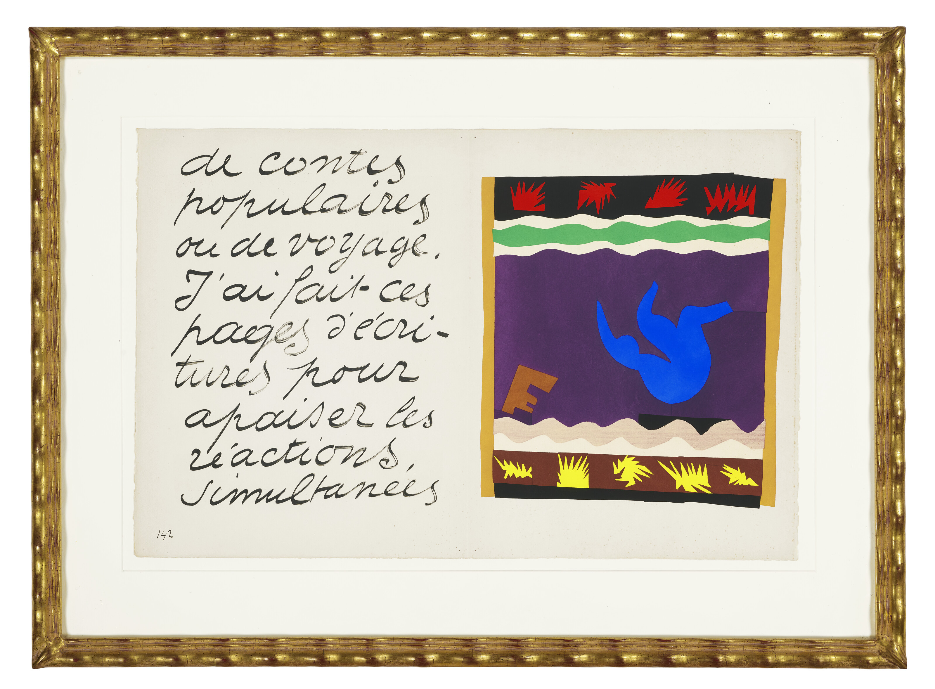 Henri Matisse — Ле тобоган, из джаза, изображение 2