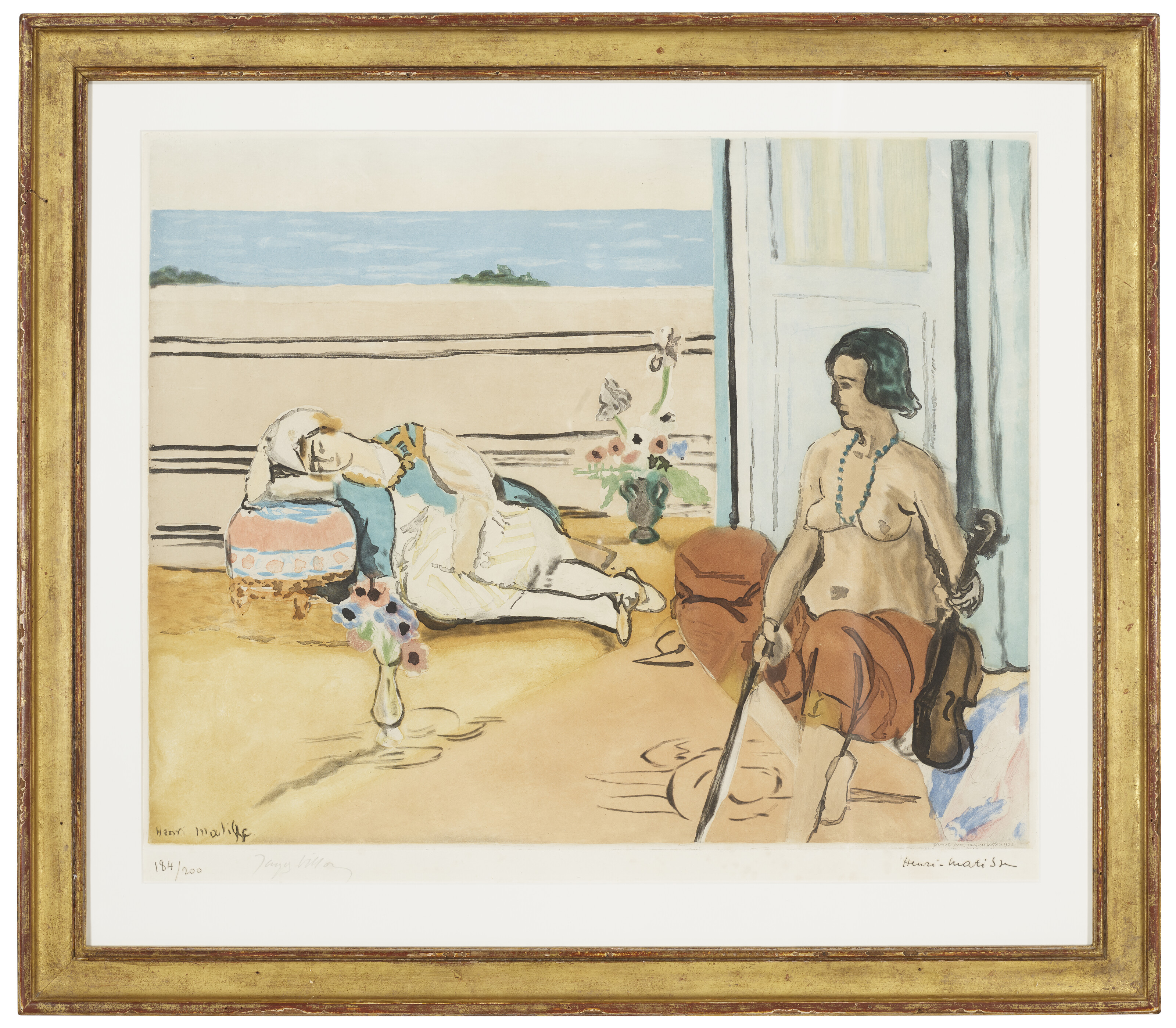 Henri Matisse — Одалиска на террасе, изображение 2