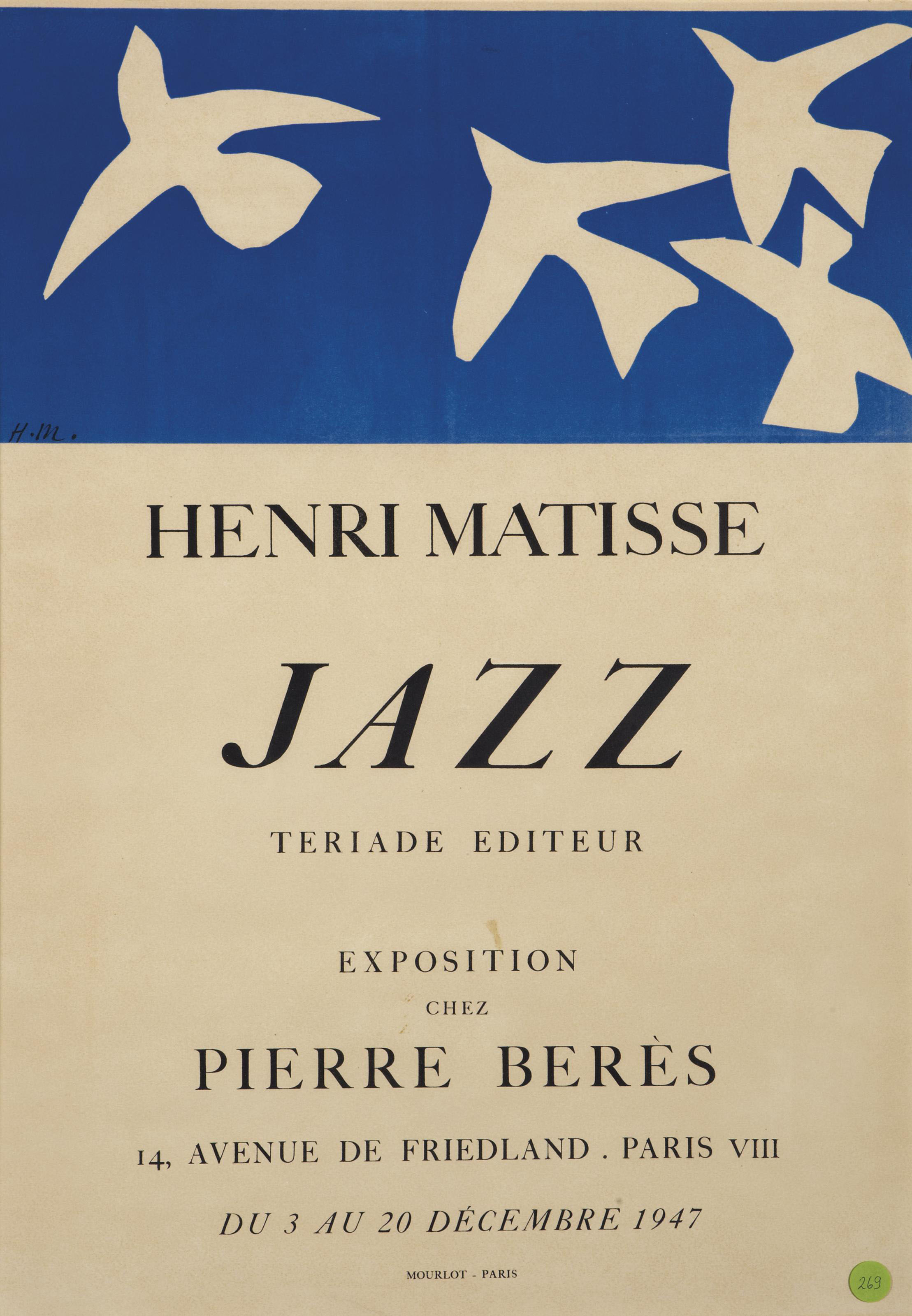 Henri Matisse — Анри Матисс. Джаз, выставка в галерее Берис