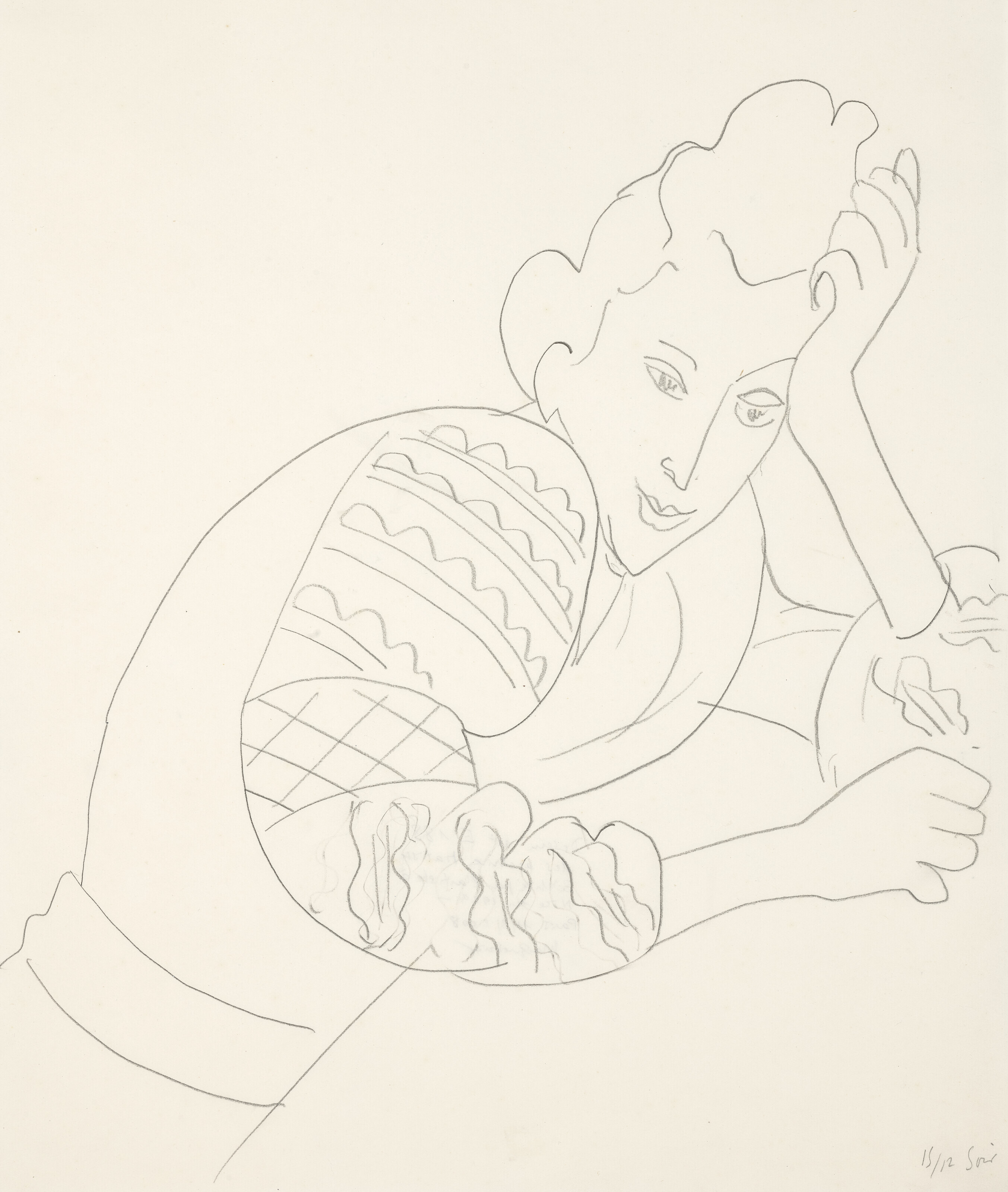 Henri Matisse — Наряд молодой женщины в стиле блузки roumaine