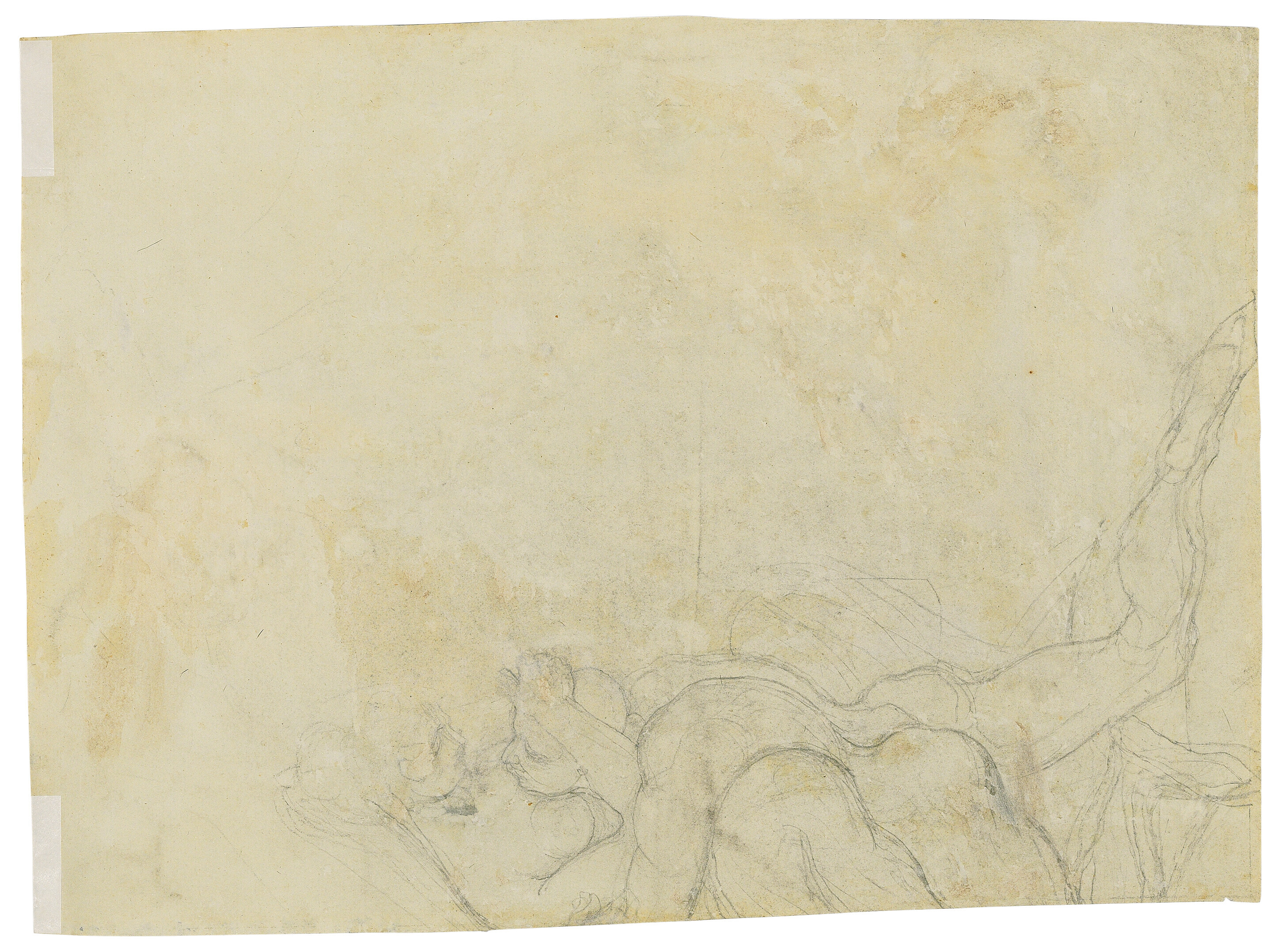 Henry Fuseli — Дизайн для "Храма природы" Эразма Дарвина: "Сила воображения в мечтах" (справа), с изображением обнимающихся влюбленных (сзади), изображение 2