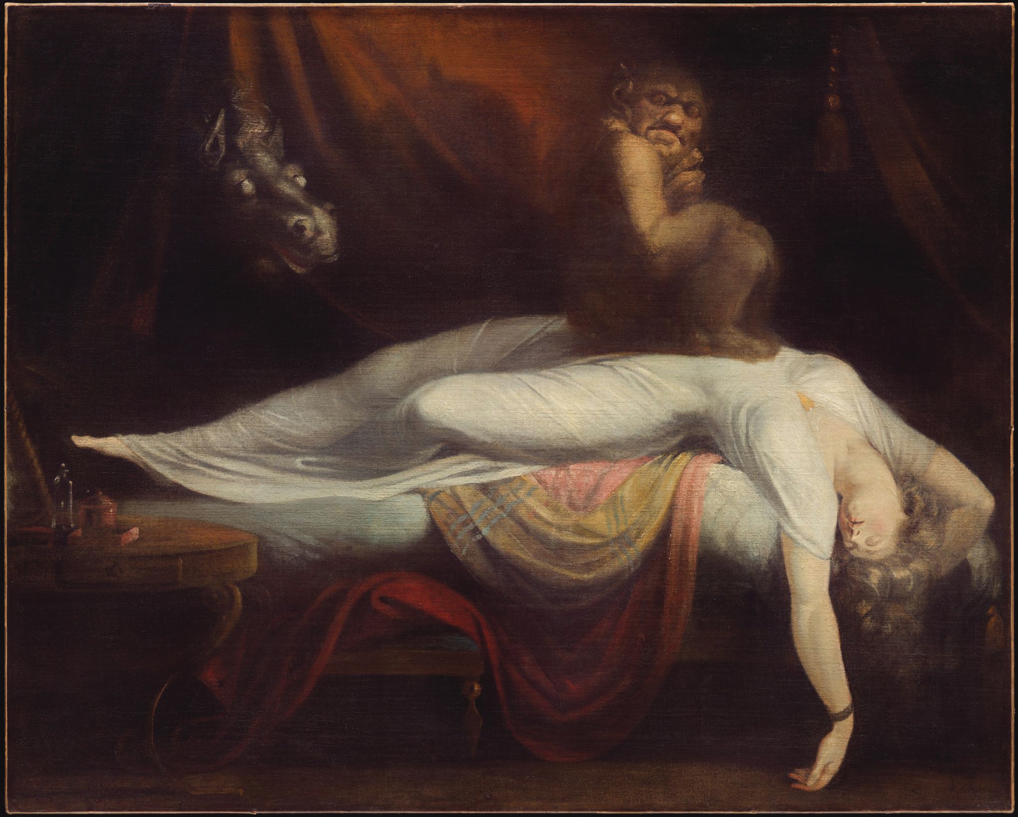 Henry Fuseli — Инкуб оставляет двух молодых женщин, изображение 4