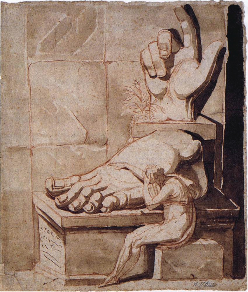 Henry Fuseli — Инкуб оставляет двух молодых женщин, изображение 9