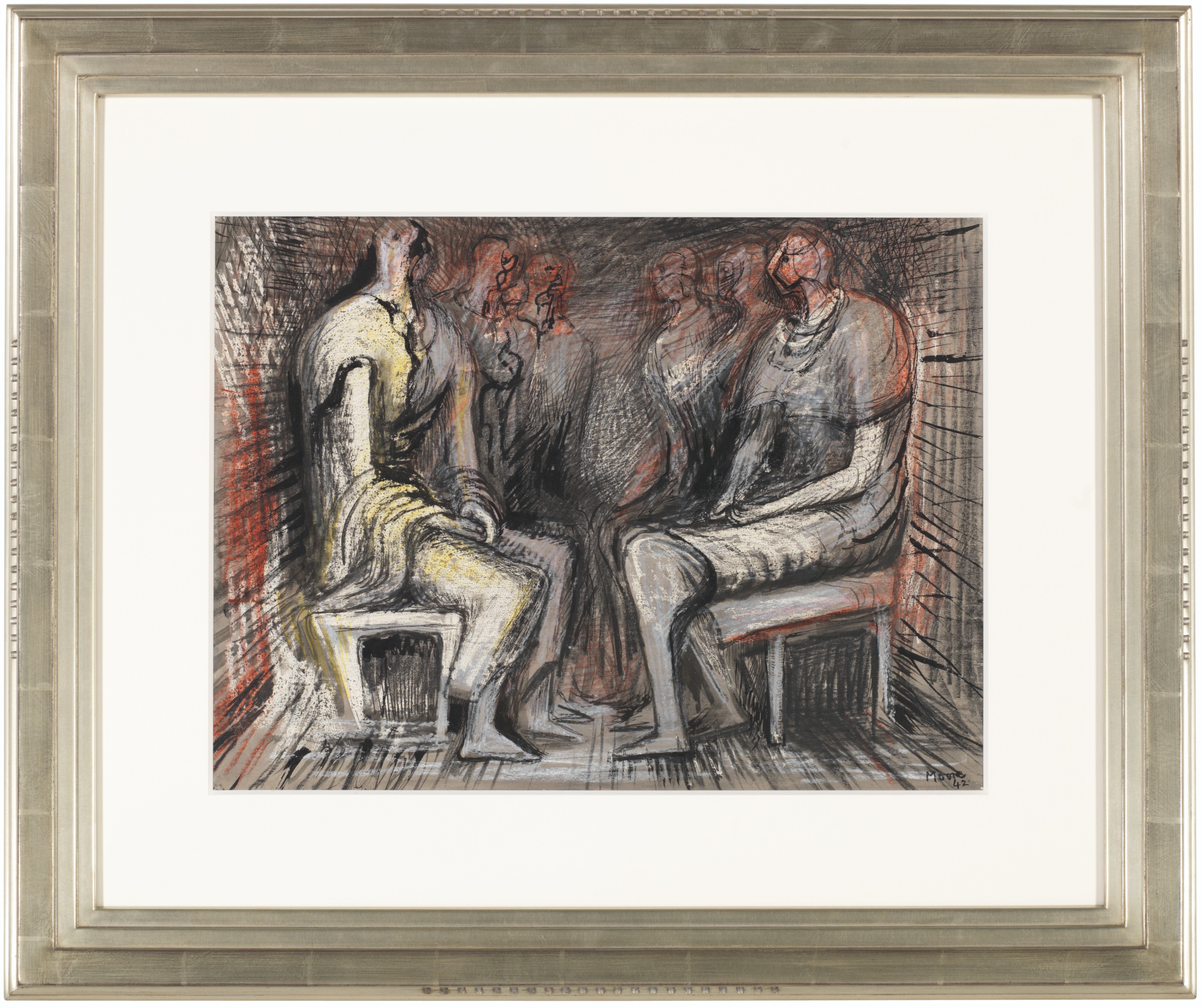 Henry Moore — Сидящие фигуры, изображение 2