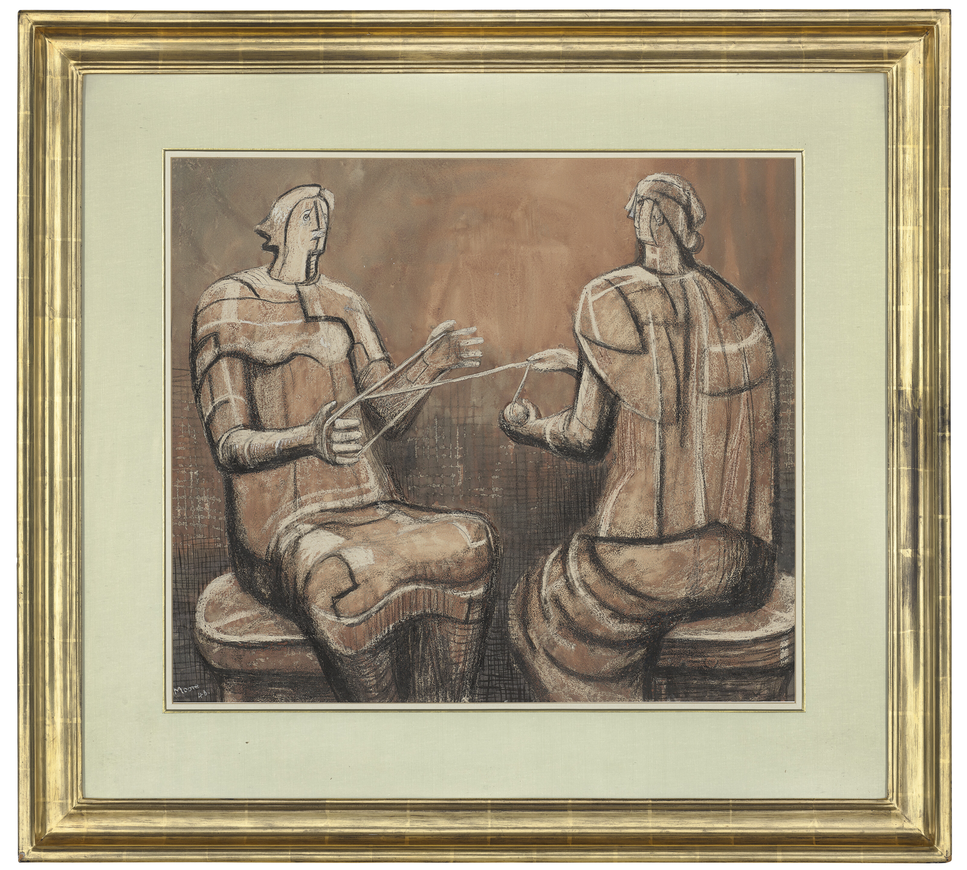 Henry Moore — Женщины, наматывающие шерсть, изображение 2