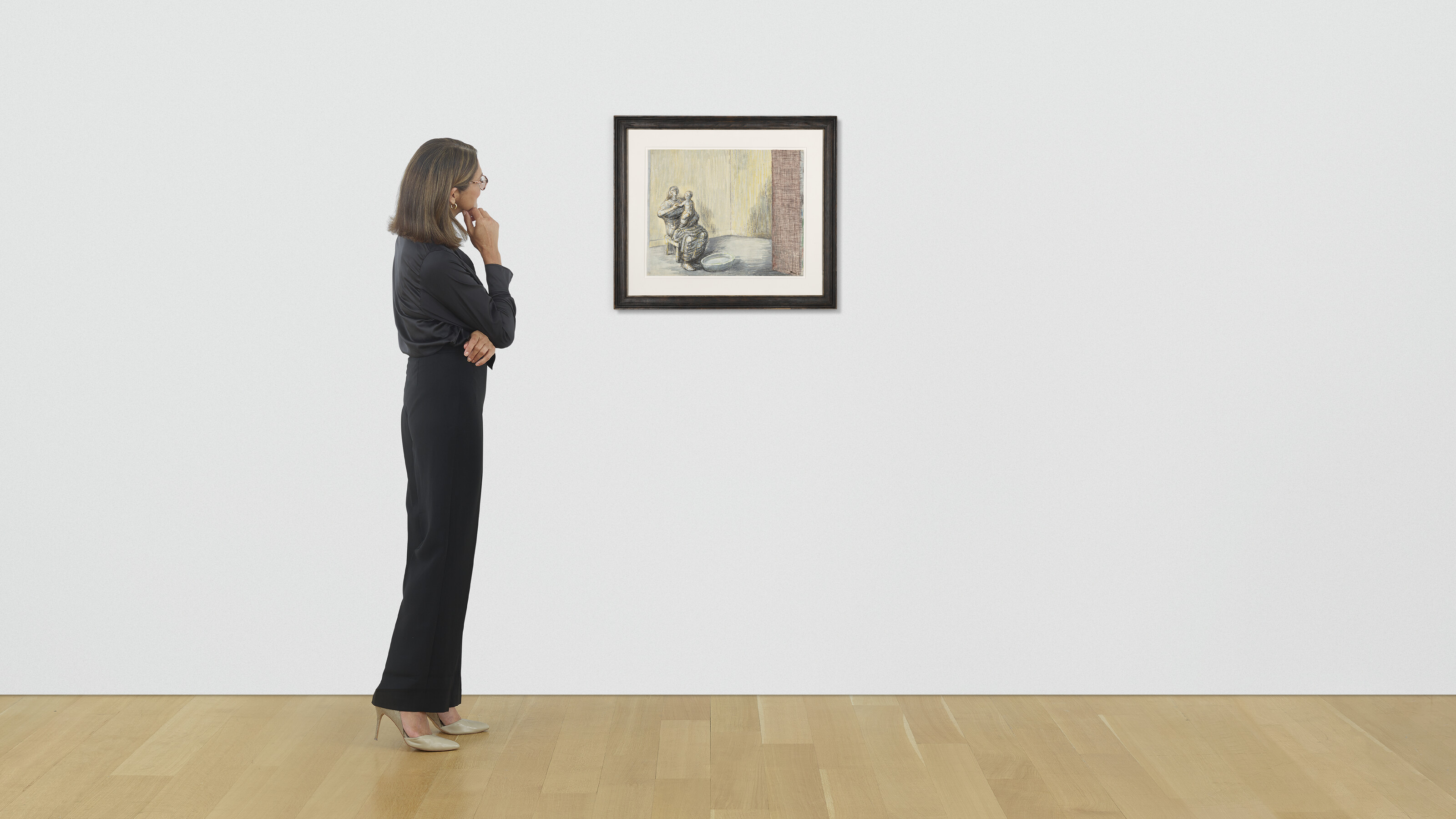 Henry Moore — Мать готовит ребенка к купанию, изображение 5