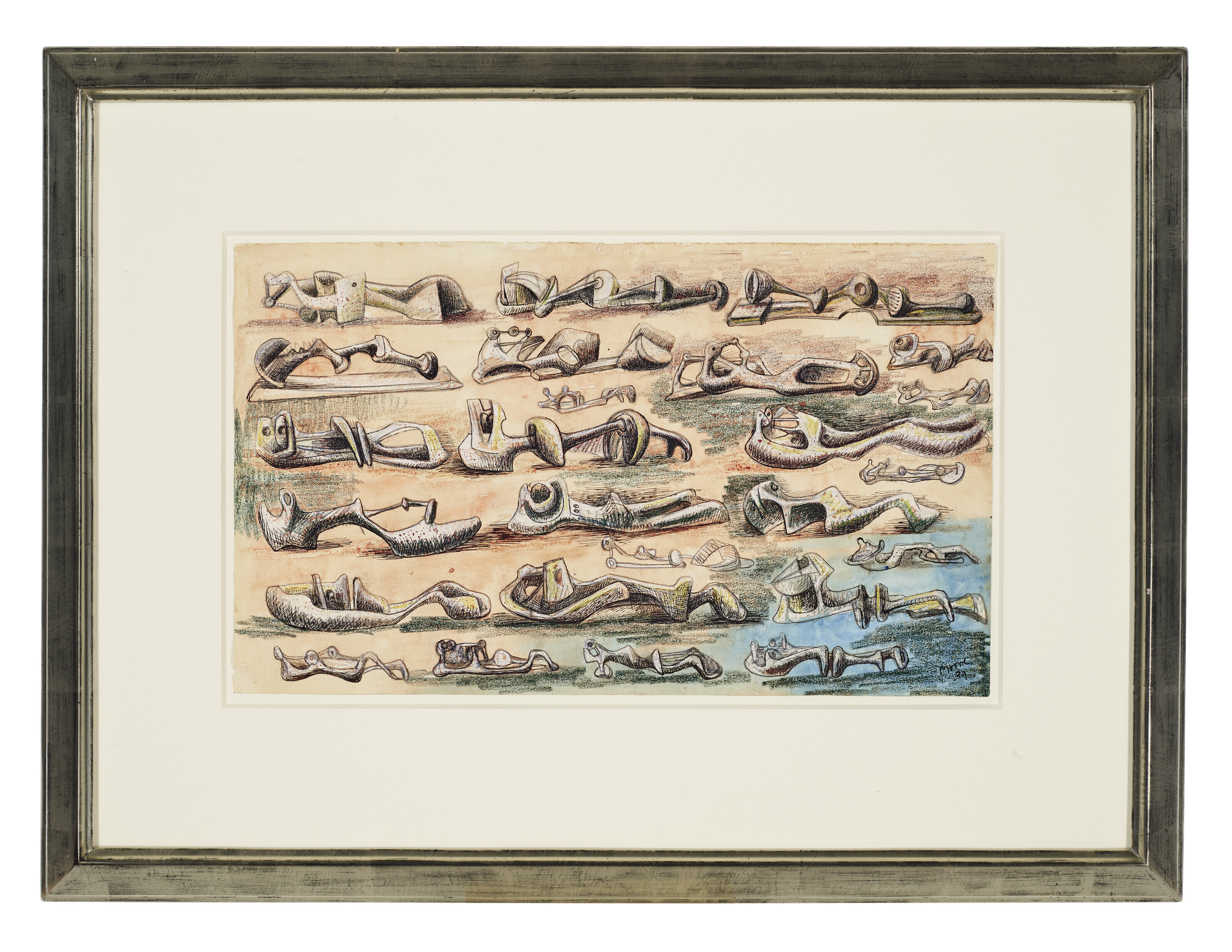 Henry Moore — Лежащие фигуры, изображение 2
