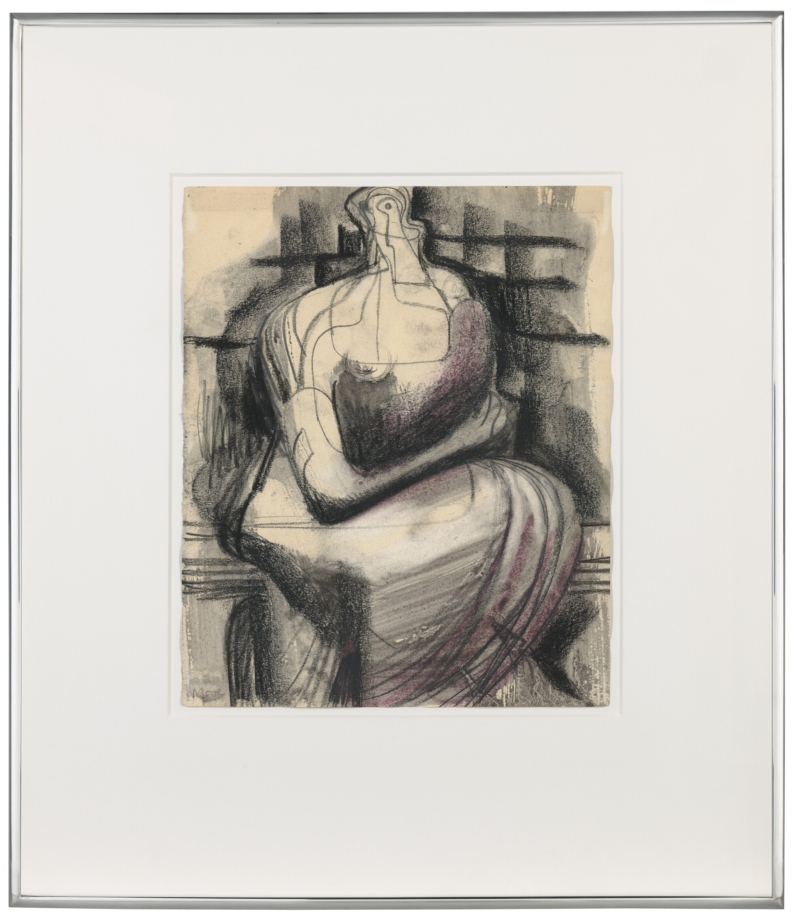 Henry Moore — Сидящая женщина, изображение 2