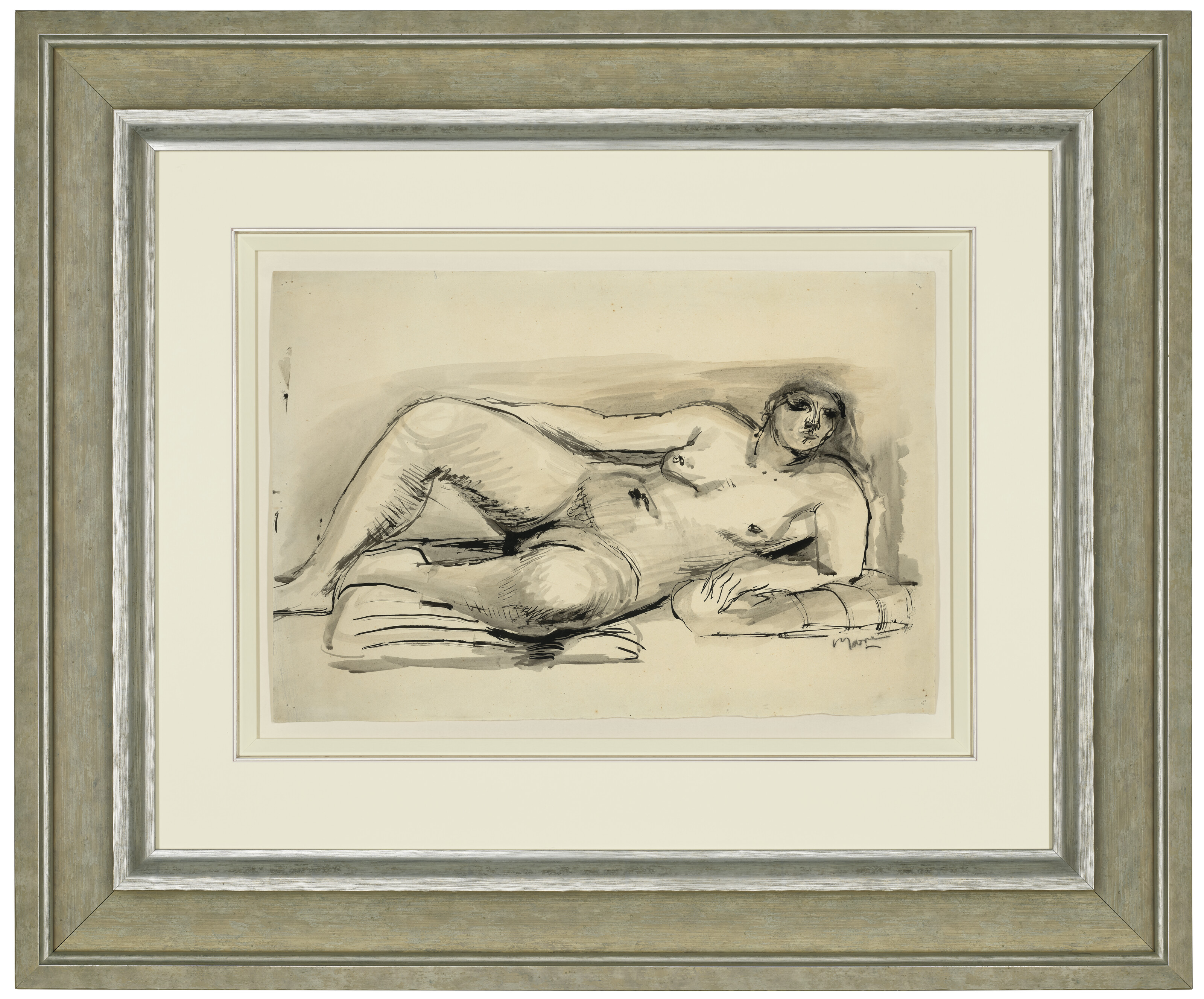Henry Moore — Лежащая женская фигура, изображение 2