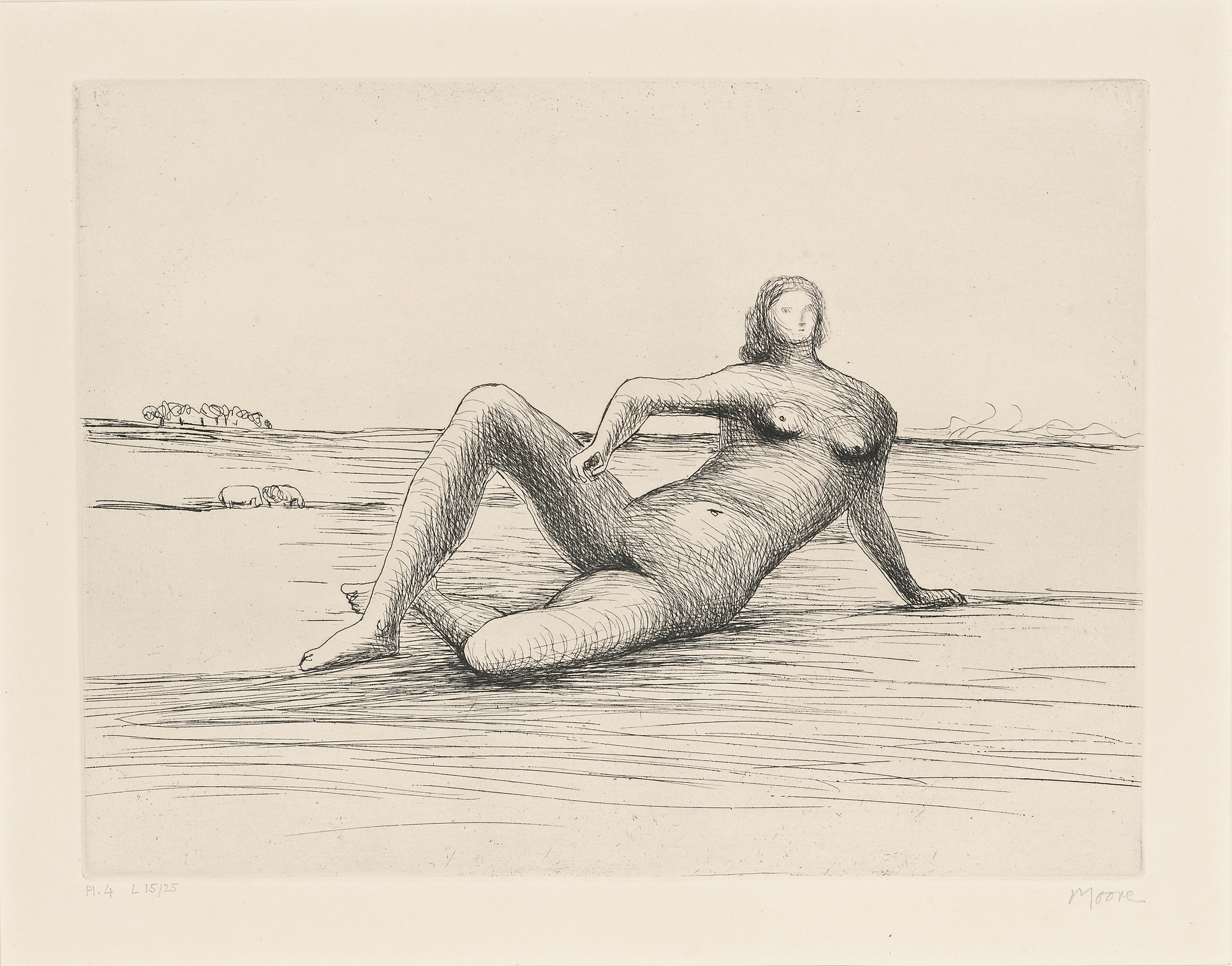 Henry Moore — Альбом "Лежащая фигура", изображение 4