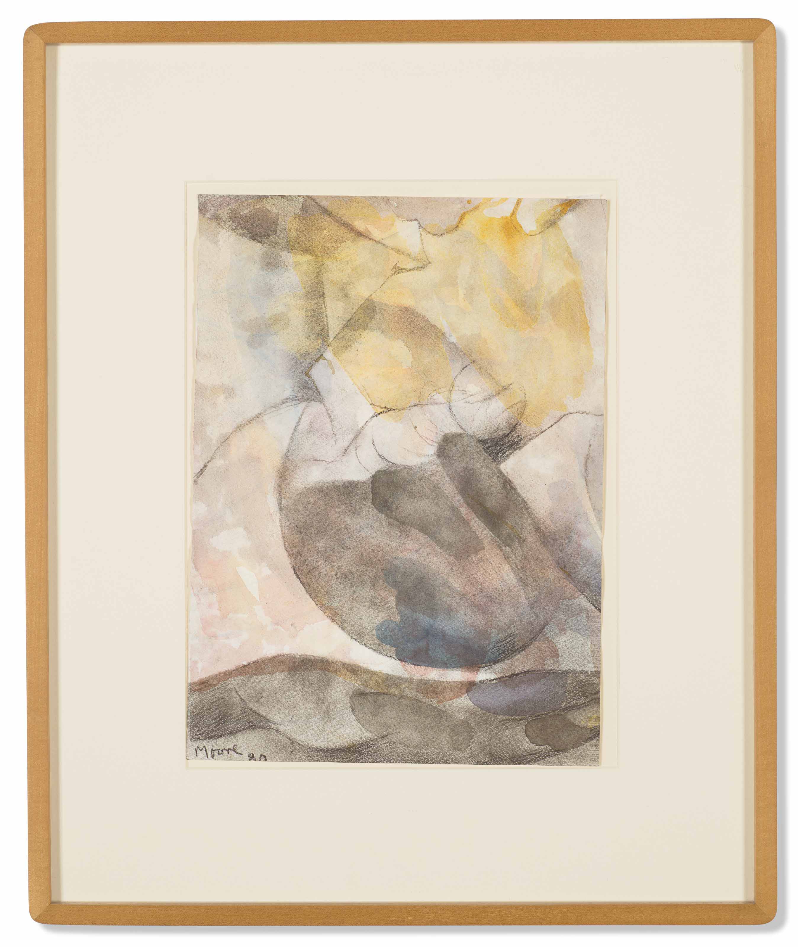 Henry Moore — Рисунок для скульптуры, изображение 2