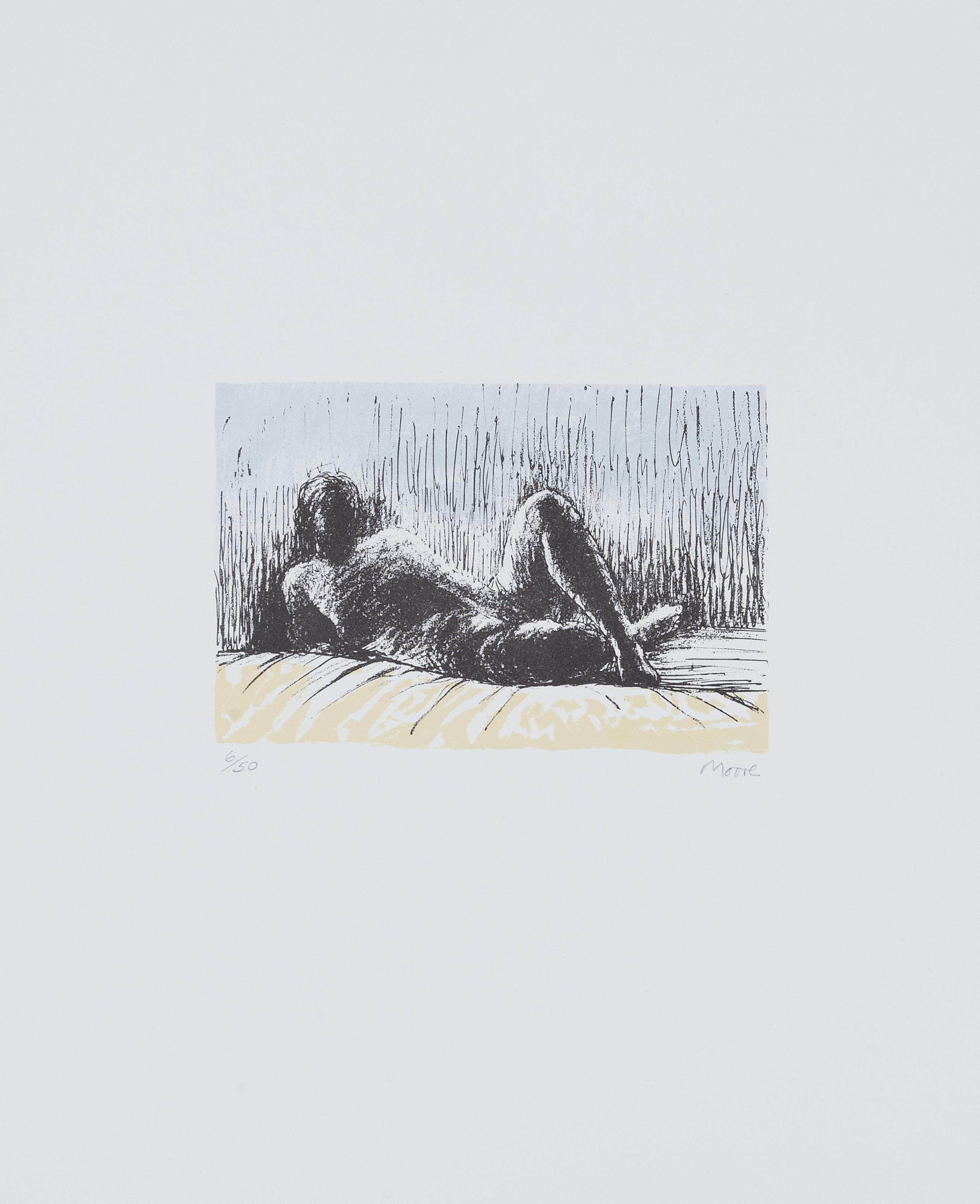 Henry Moore — Девять пластинок из коллекции Nudes (C. 396-401, 403-406), изображение 3