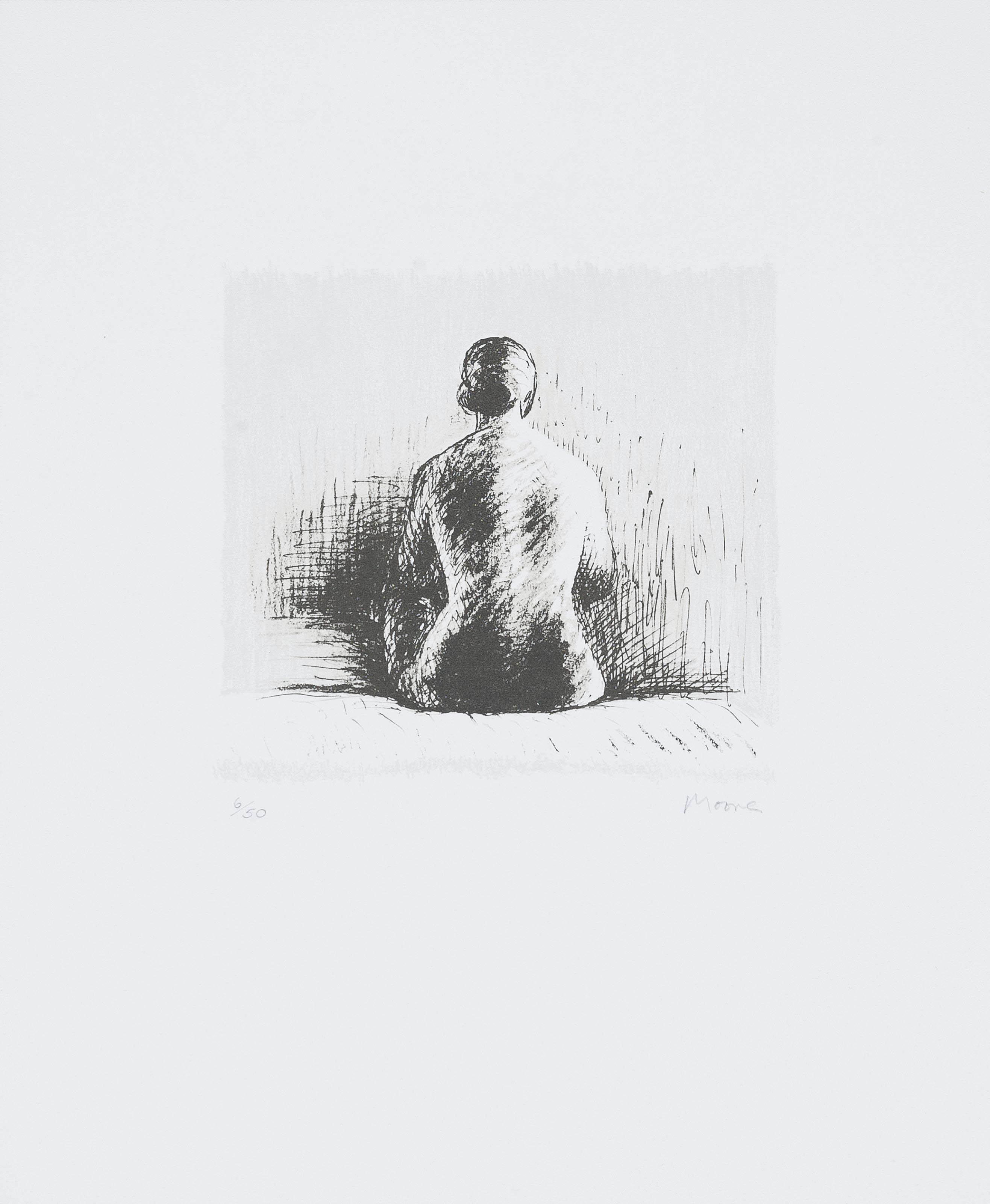 Henry Moore — Девять пластинок из коллекции Nudes (C. 396-401, 403-406), изображение 5