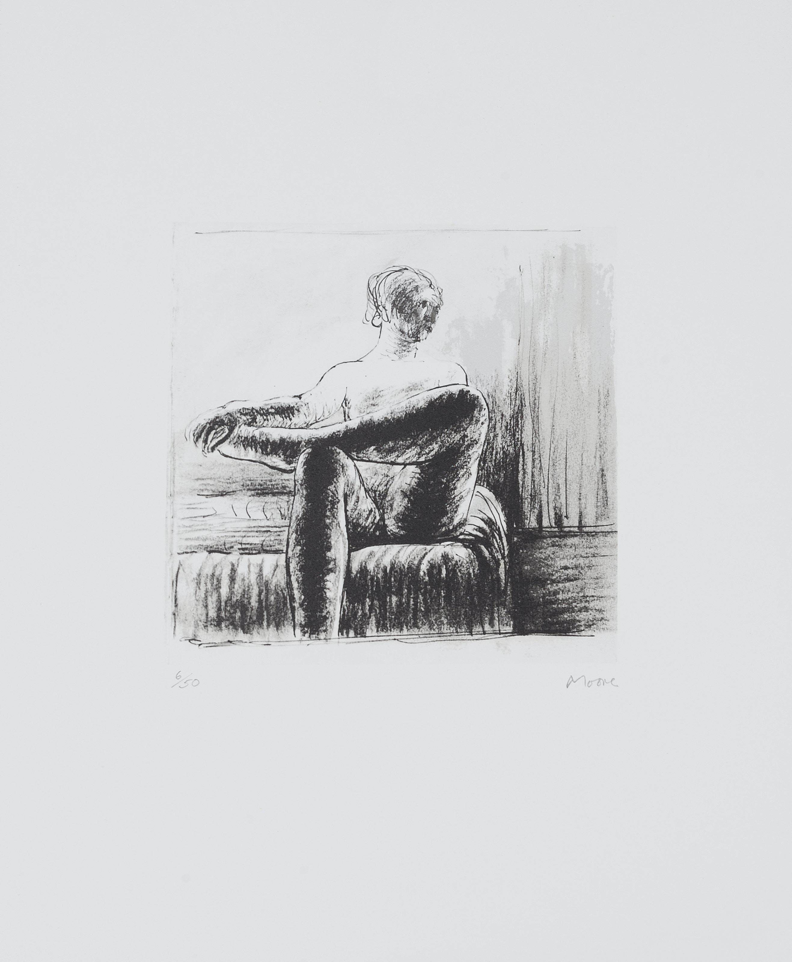 Henry Moore — Девять пластинок из коллекции Nudes (C. 396-401, 403-406), изображение 6