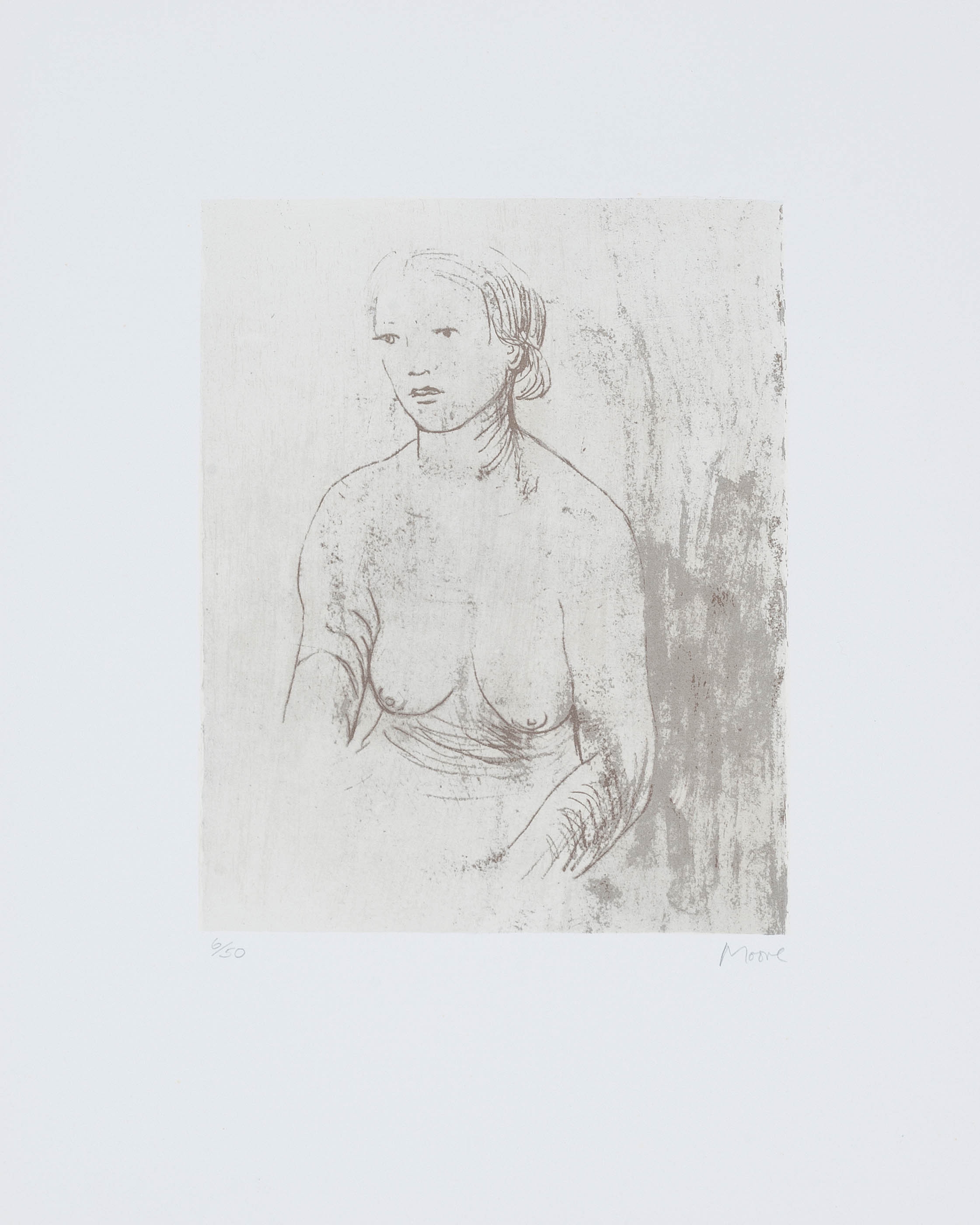 Henry Moore — Девять пластинок из коллекции Nudes (C. 396-401, 403-406), изображение 8