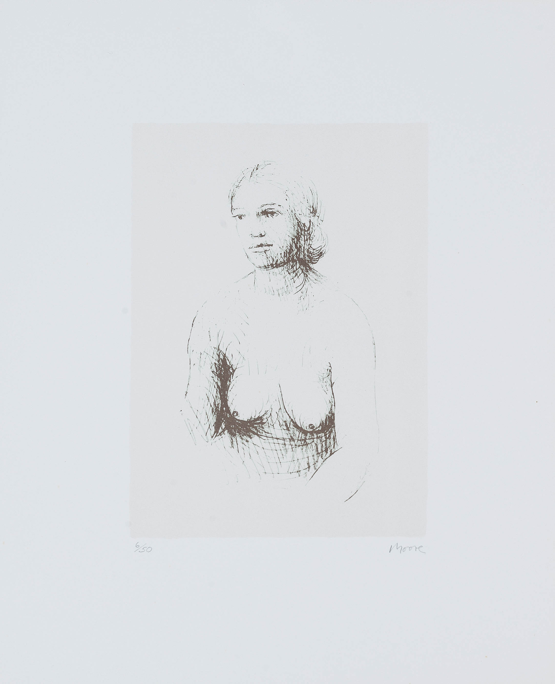 Henry Moore — Девять пластинок из коллекции Nudes (C. 396-401, 403-406), изображение 10