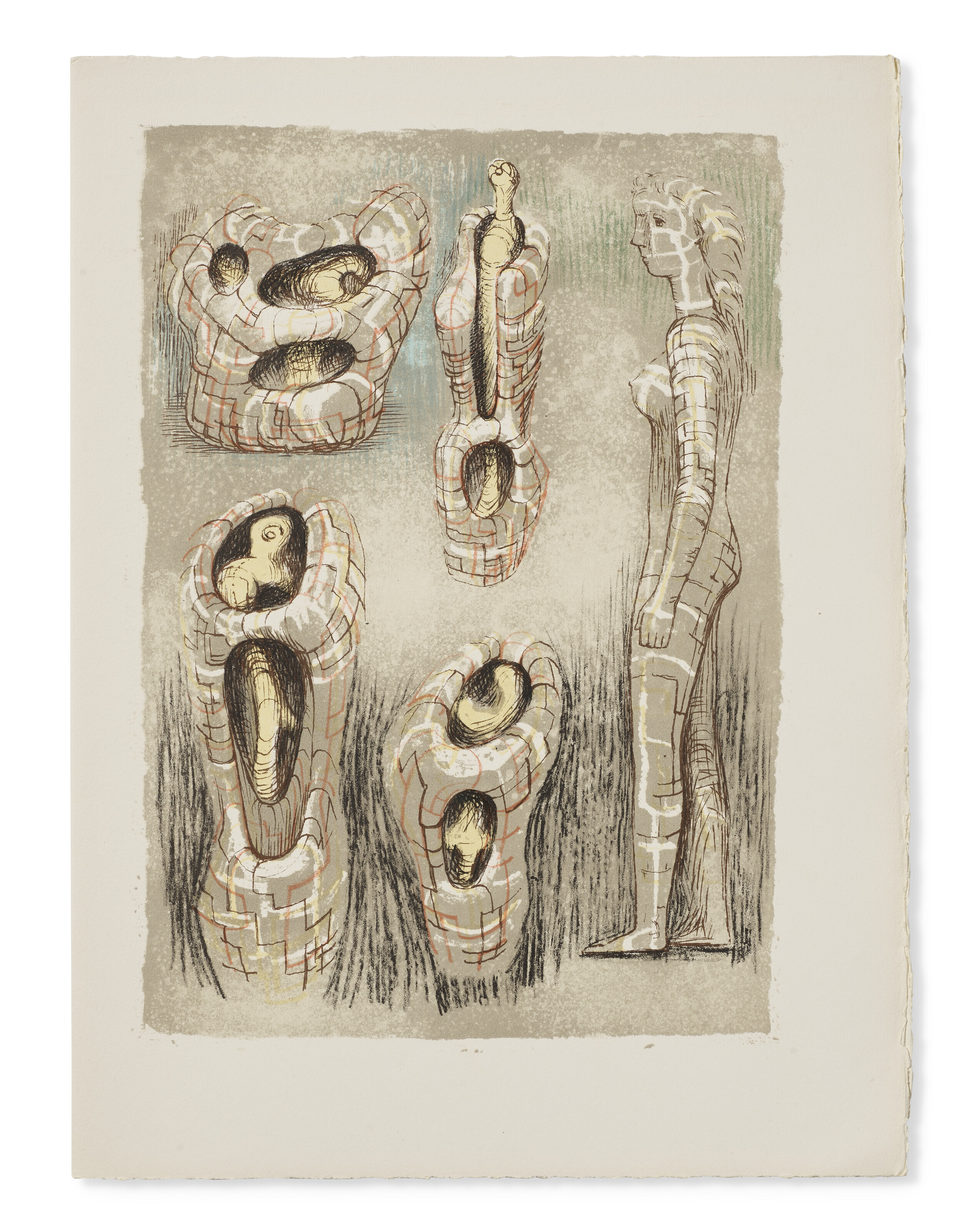 Henry Moore — Иоганн Вольфганг фон Гете, "Прометей", Анри Жонкьер, Париж, 1950, изображение 5