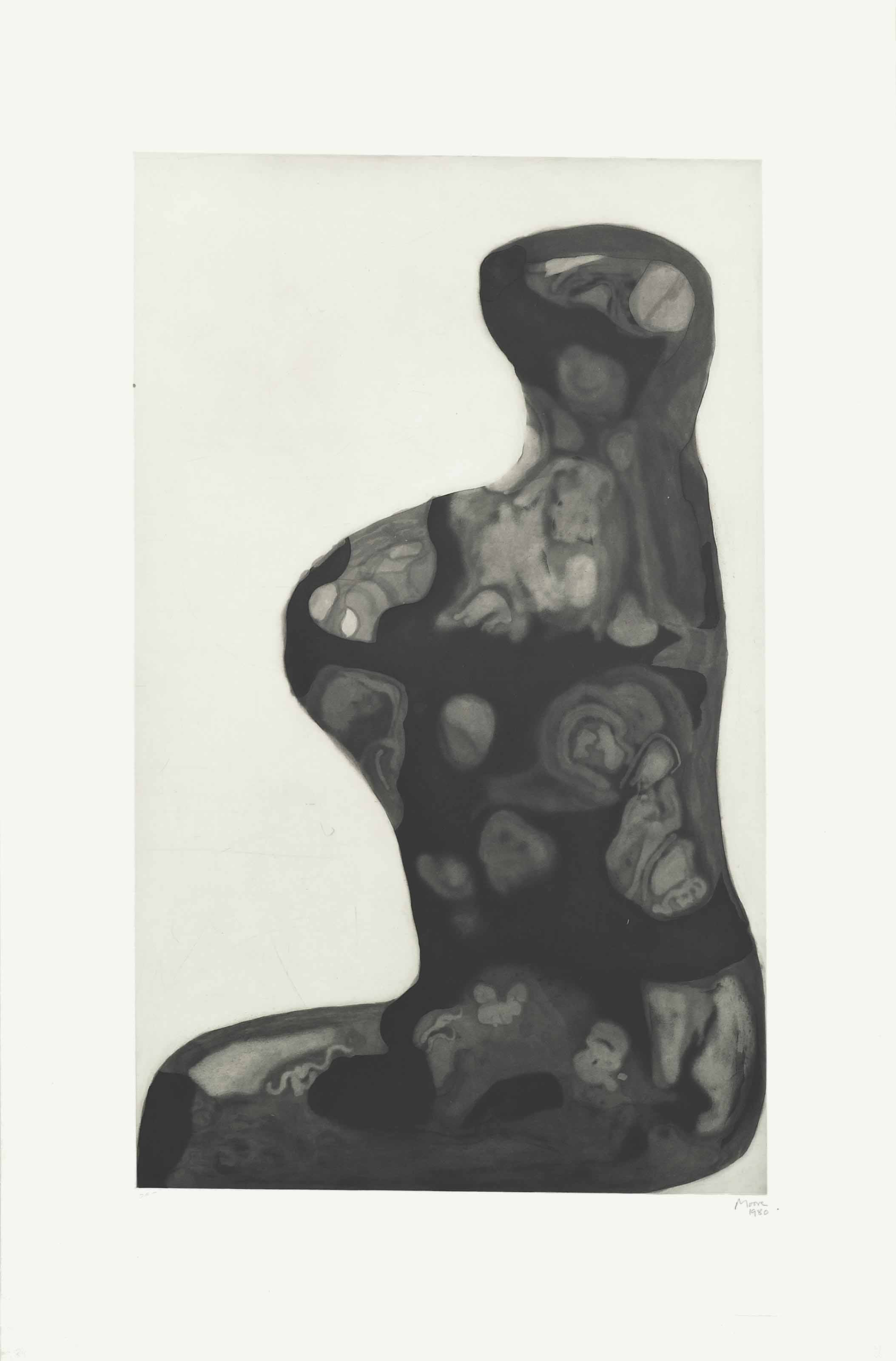 Henry Moore — Сидящая фигура