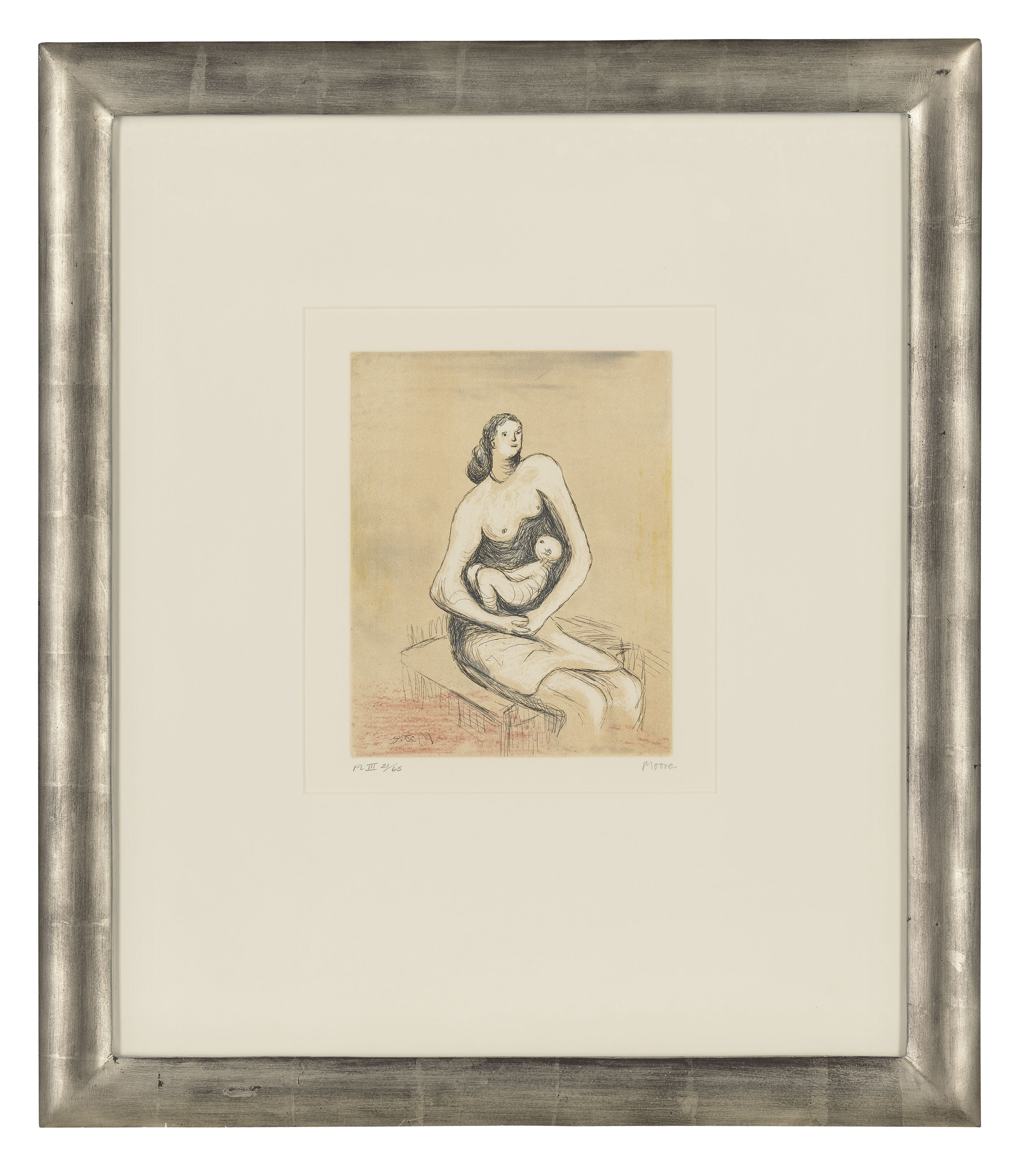 Henry Moore — Мать и дитя III и Мать и дитя VI, от: Мать и дитя, изображение 3