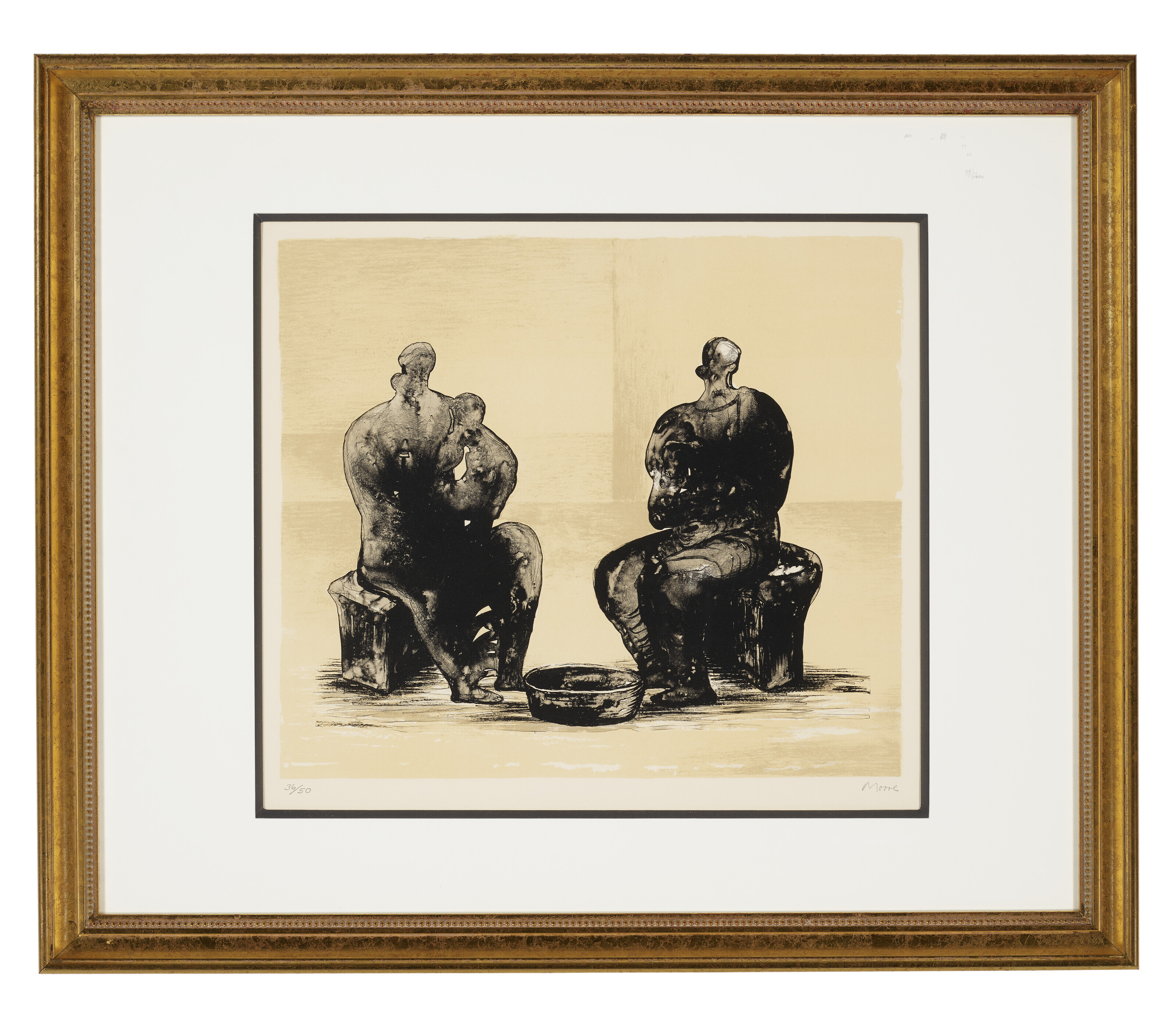 Henry Moore — Три гравюры художника, изображение 5
