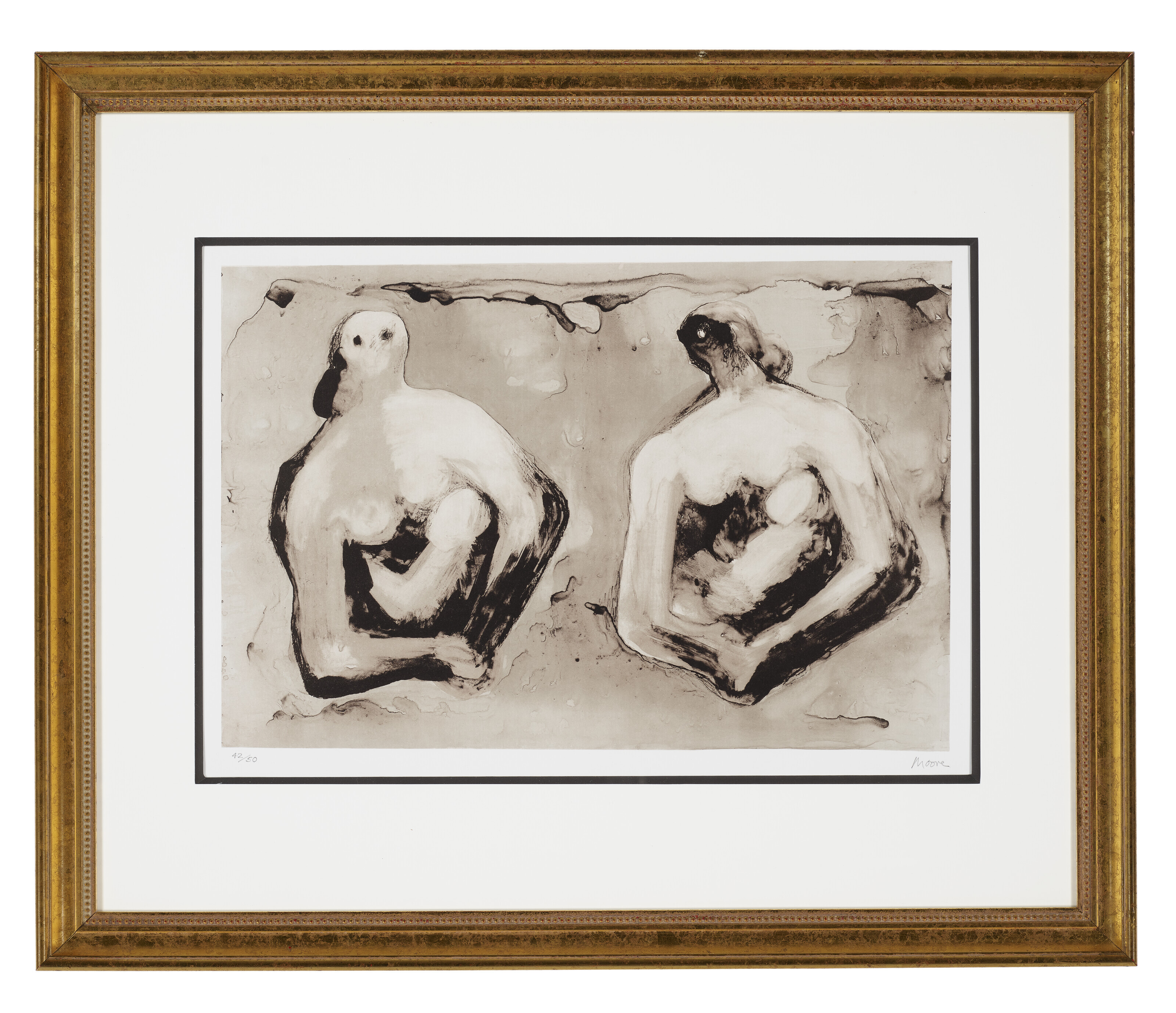 Henry Moore — Три гравюры художника, изображение 6