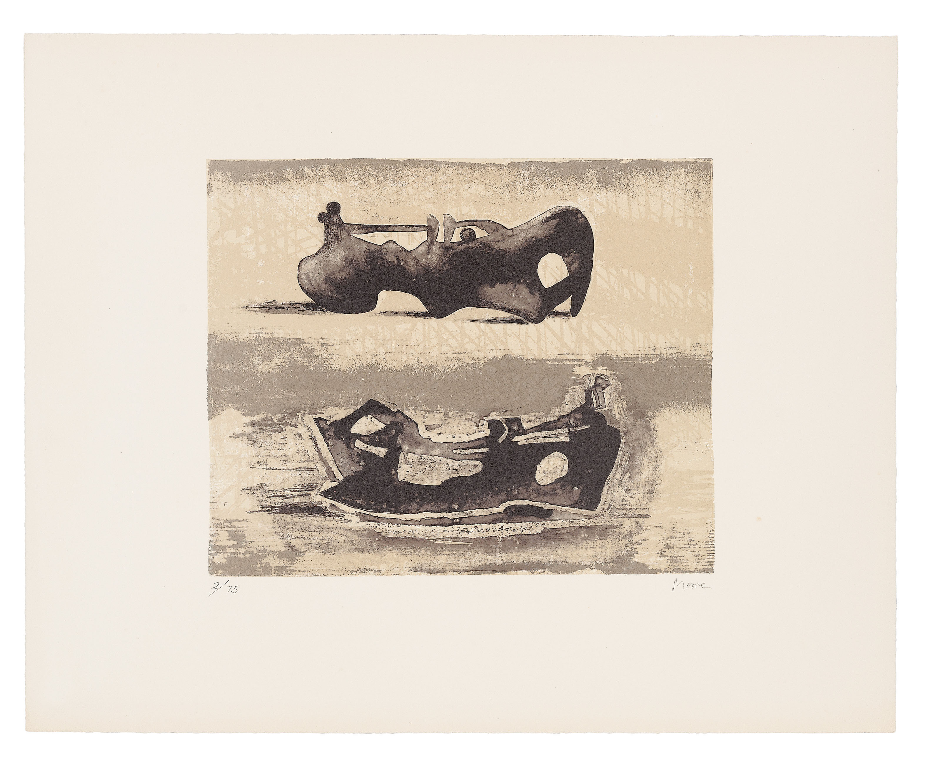 Henry Moore — Лежащая женщина, изображение 2