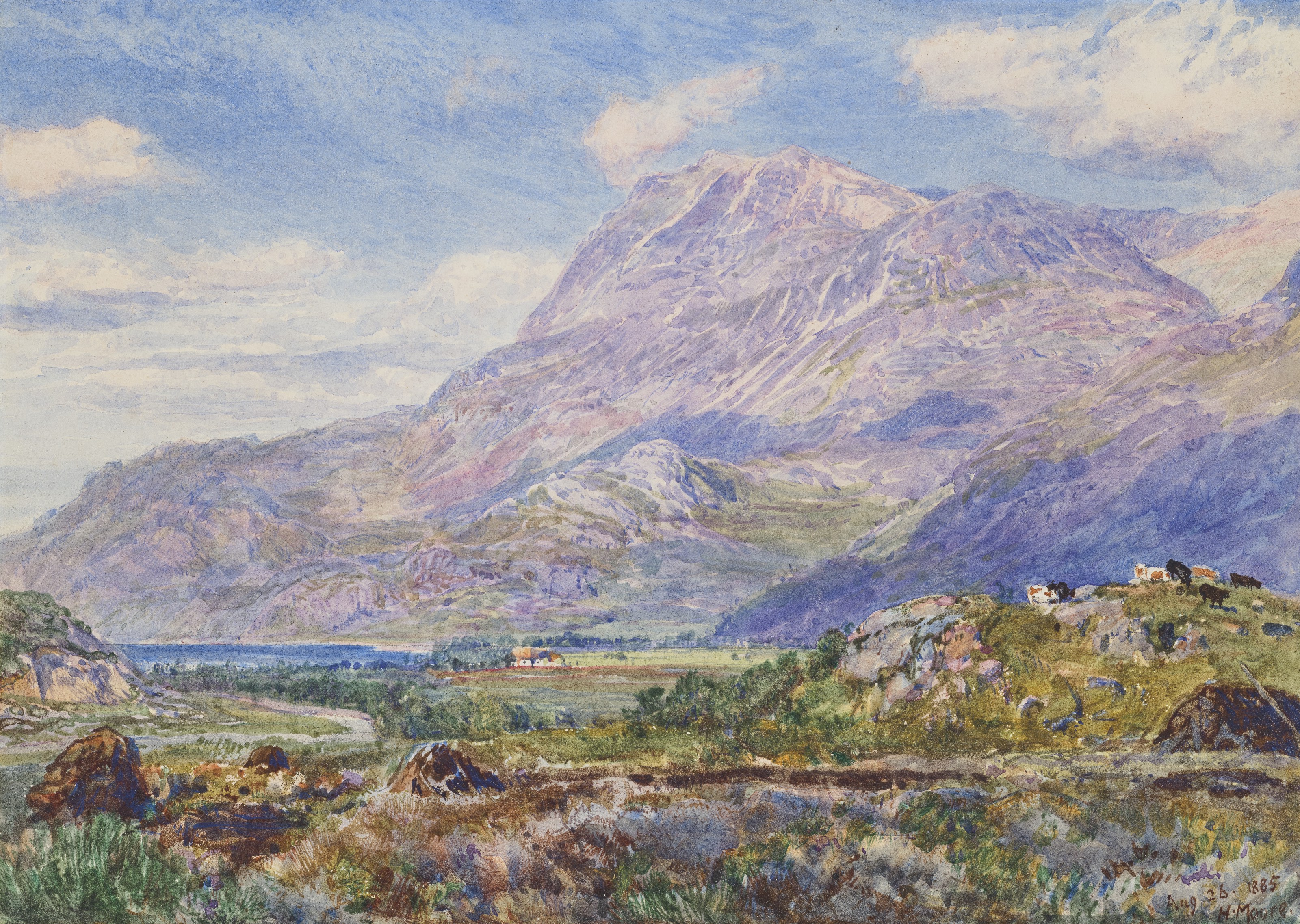 Henry Moore — Бен Слиох, Кинлохью, Западный Росс, 1885 год, изображение 2